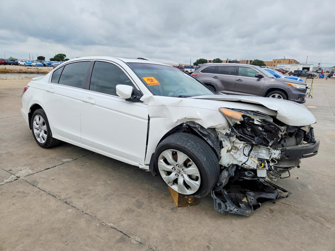 2010 Honda Accord Exl White vin: 1HGCP2F83AA033086