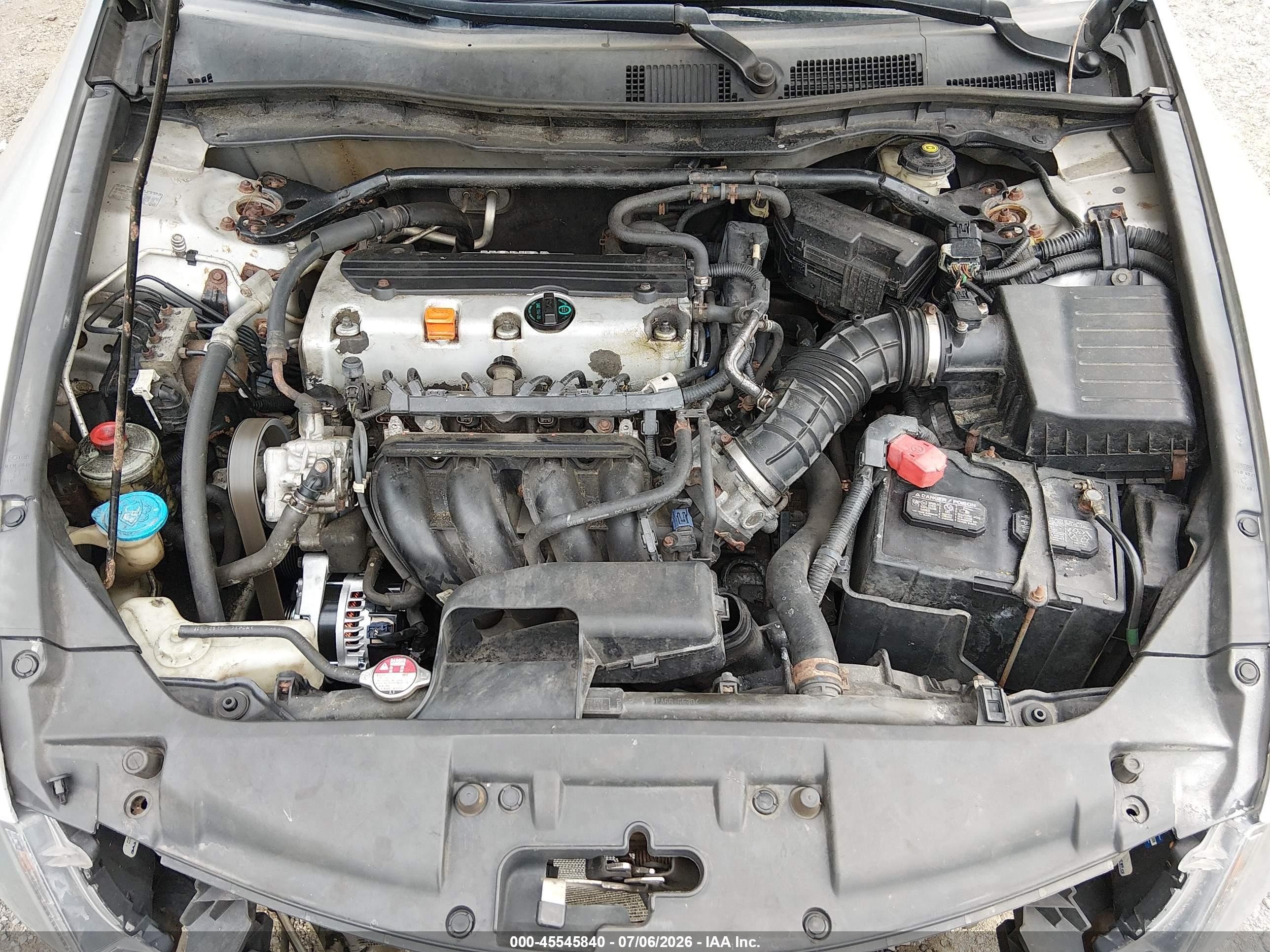 2010 Honda Accord 2.4 Ex-l Серебряный vin: 1HGCP2F83AA036487