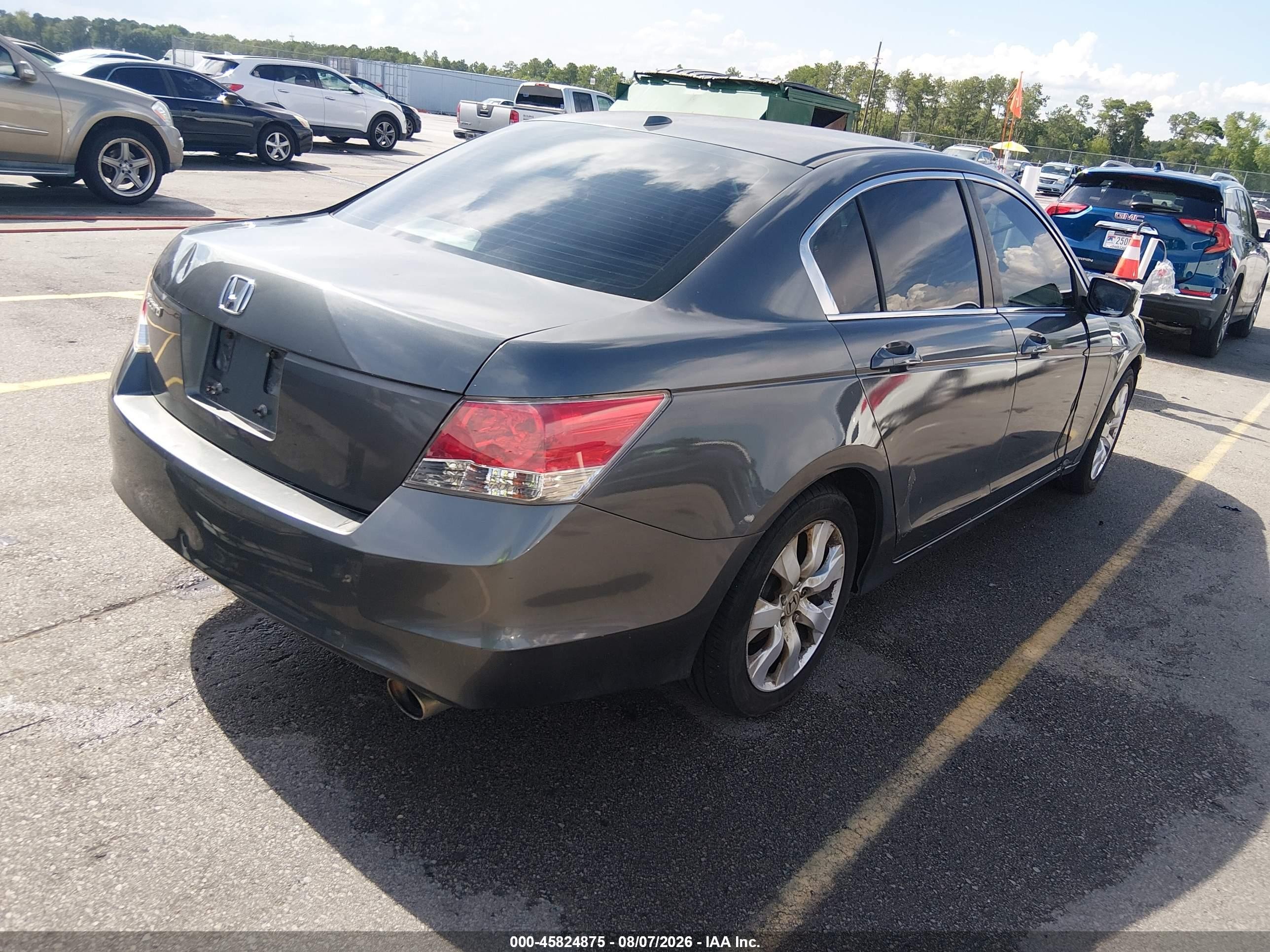 2010 Honda Accord 2.4 Ex-l Gray vin: 1HGCP2F83AA049952