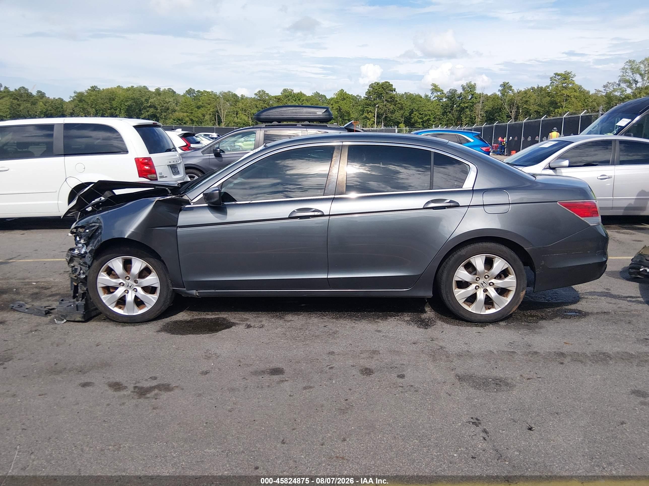 2010 Honda Accord 2.4 Ex-l Gray vin: 1HGCP2F83AA049952