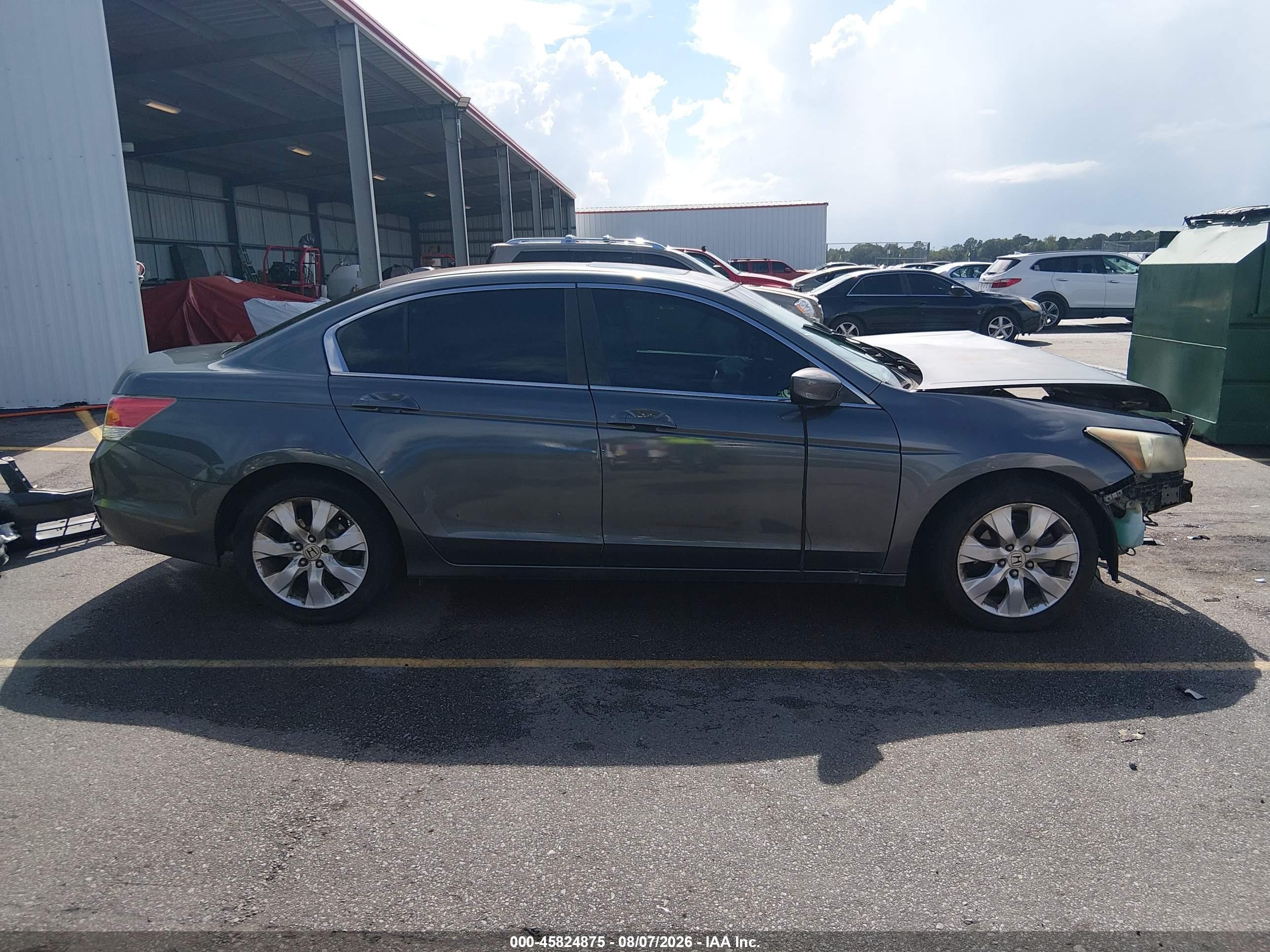 2010 Honda Accord 2.4 Ex-l Gray vin: 1HGCP2F83AA049952