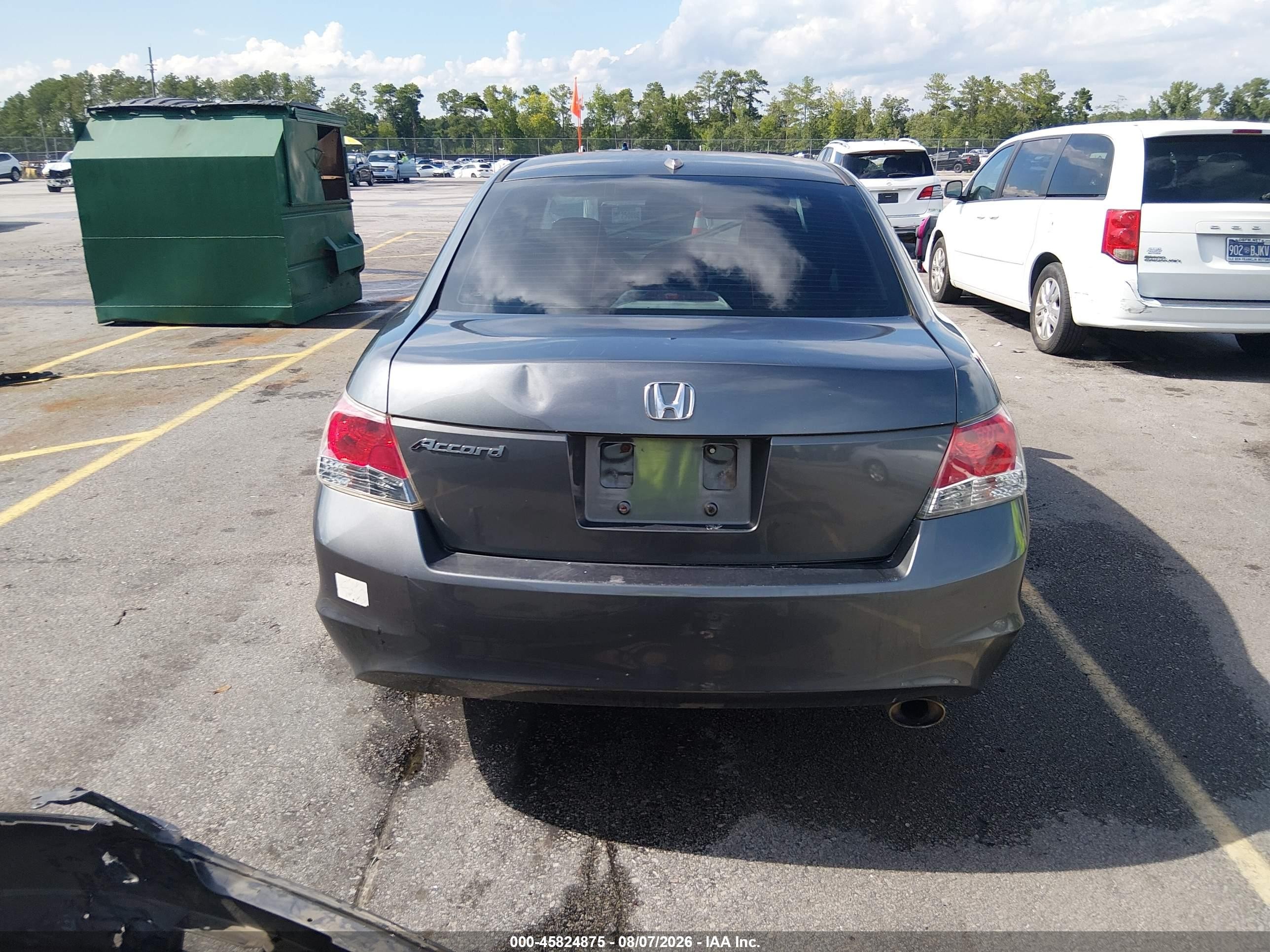 2010 Honda Accord 2.4 Ex-l Gray vin: 1HGCP2F83AA049952