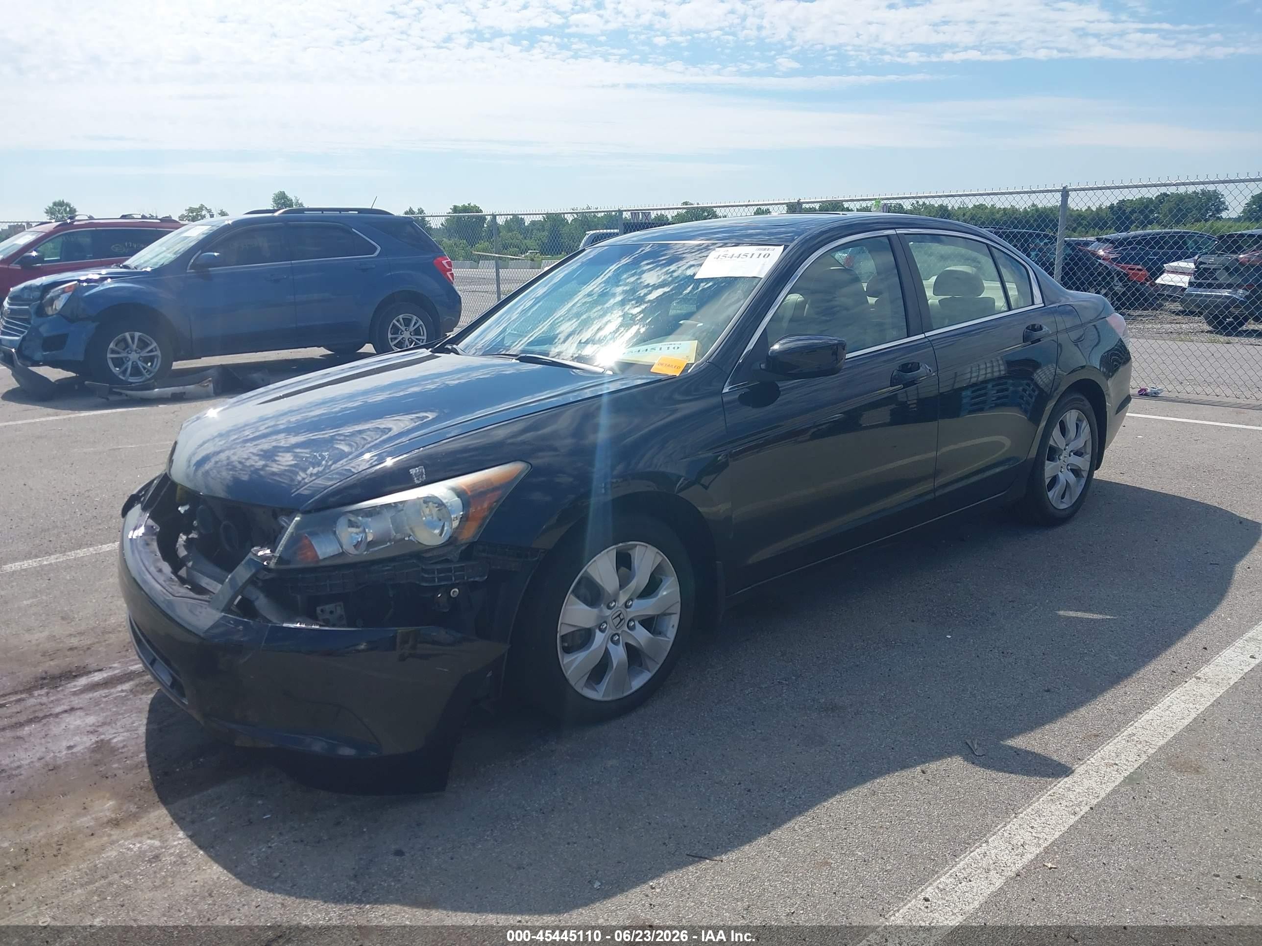 2010 Honda Accord 2.4 Ex-l Black vin: 1HGCP2F83AA083440