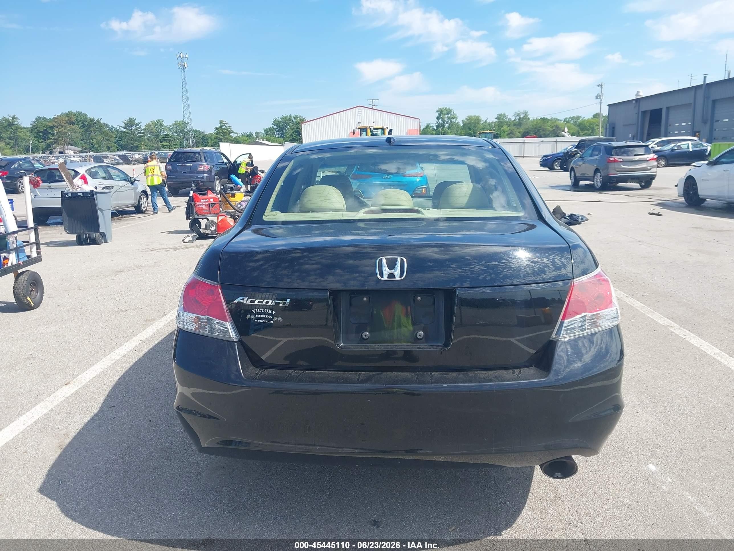 2010 Honda Accord 2.4 Ex-l Black vin: 1HGCP2F83AA083440