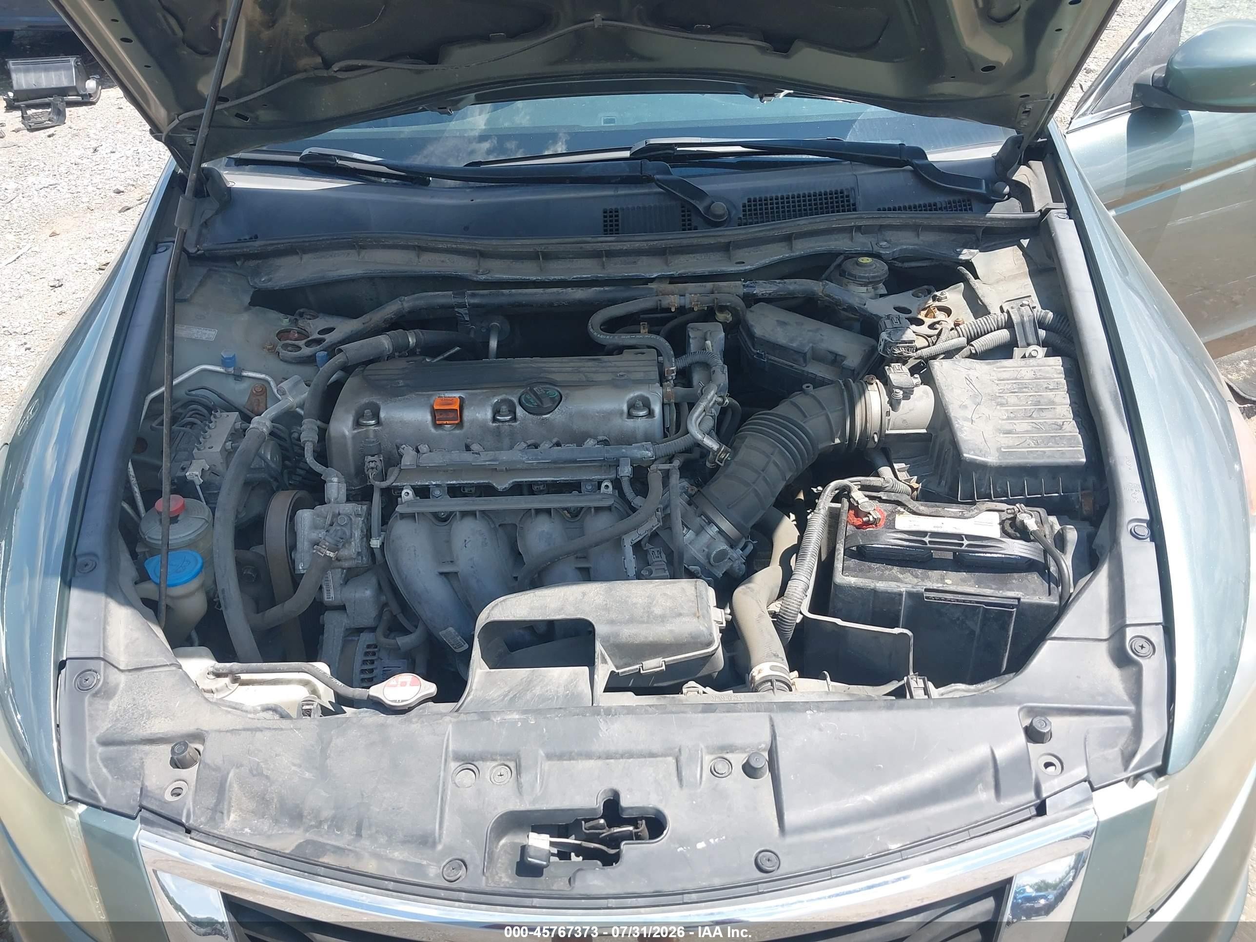 2010 Honda Accord 2.4 Ex-l Green vin: 1HGCP2F83AA116548
