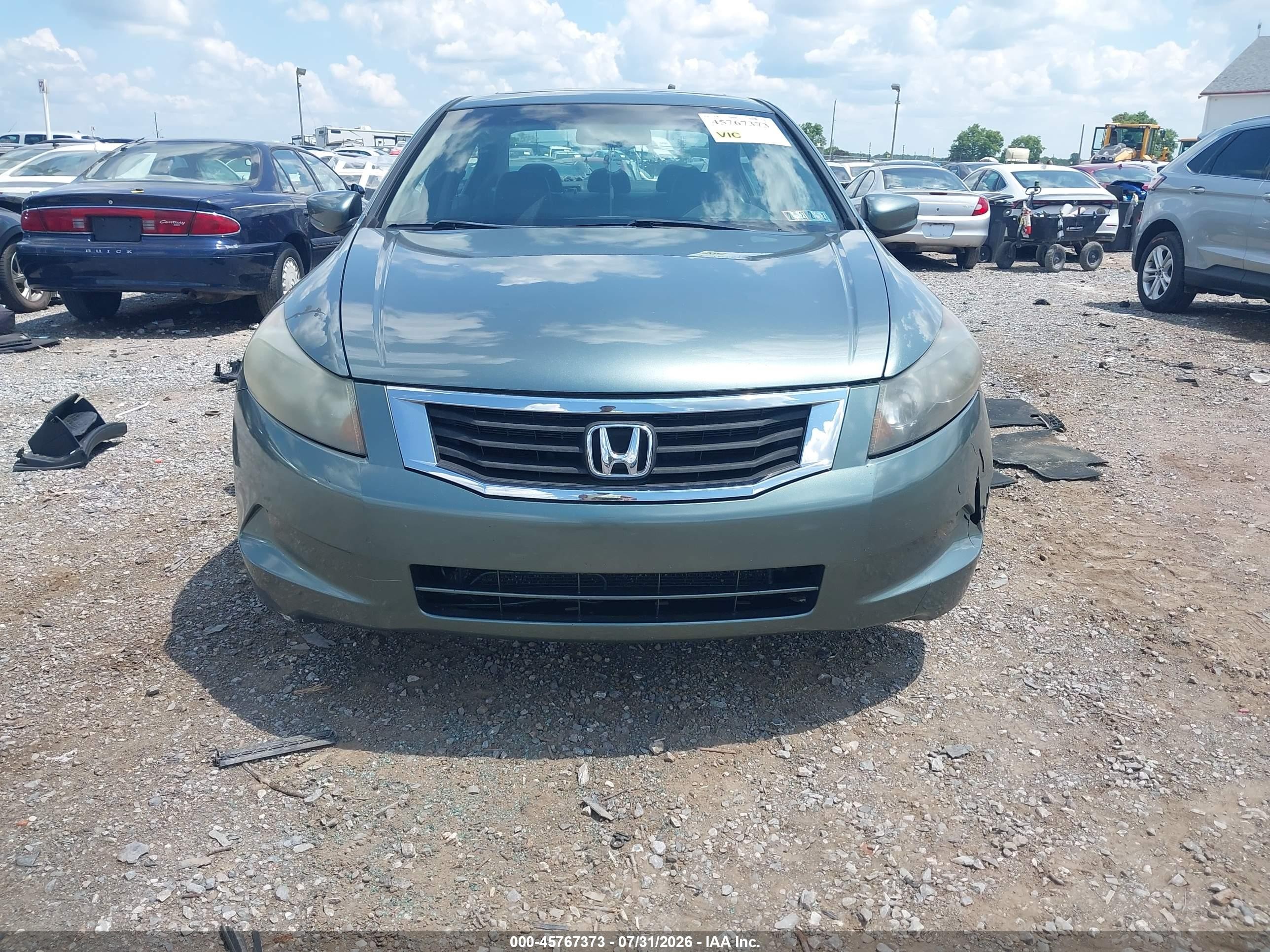 2010 Honda Accord 2.4 Ex-l Green vin: 1HGCP2F83AA116548