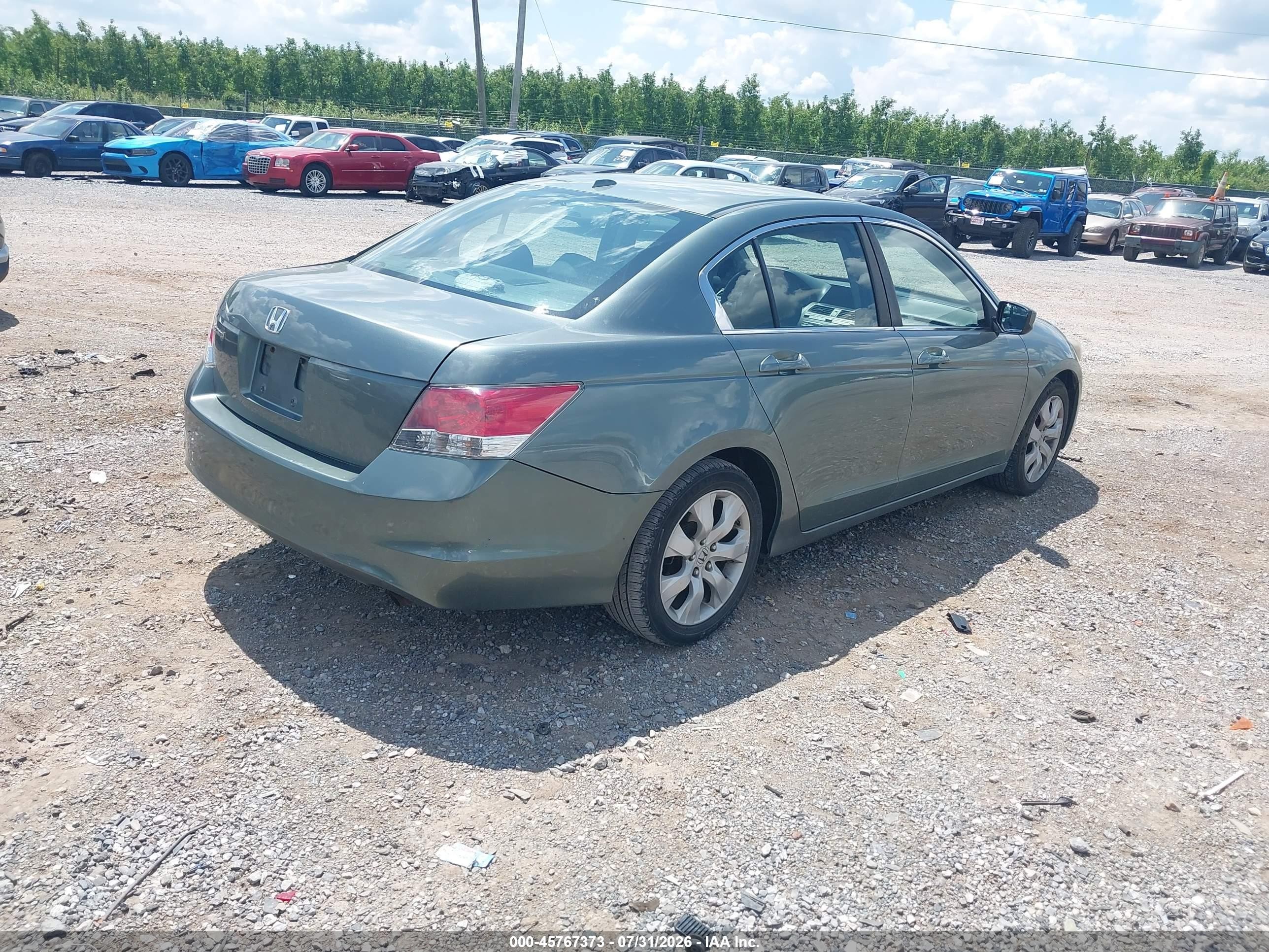 2010 Honda Accord 2.4 Ex-l Green vin: 1HGCP2F83AA116548