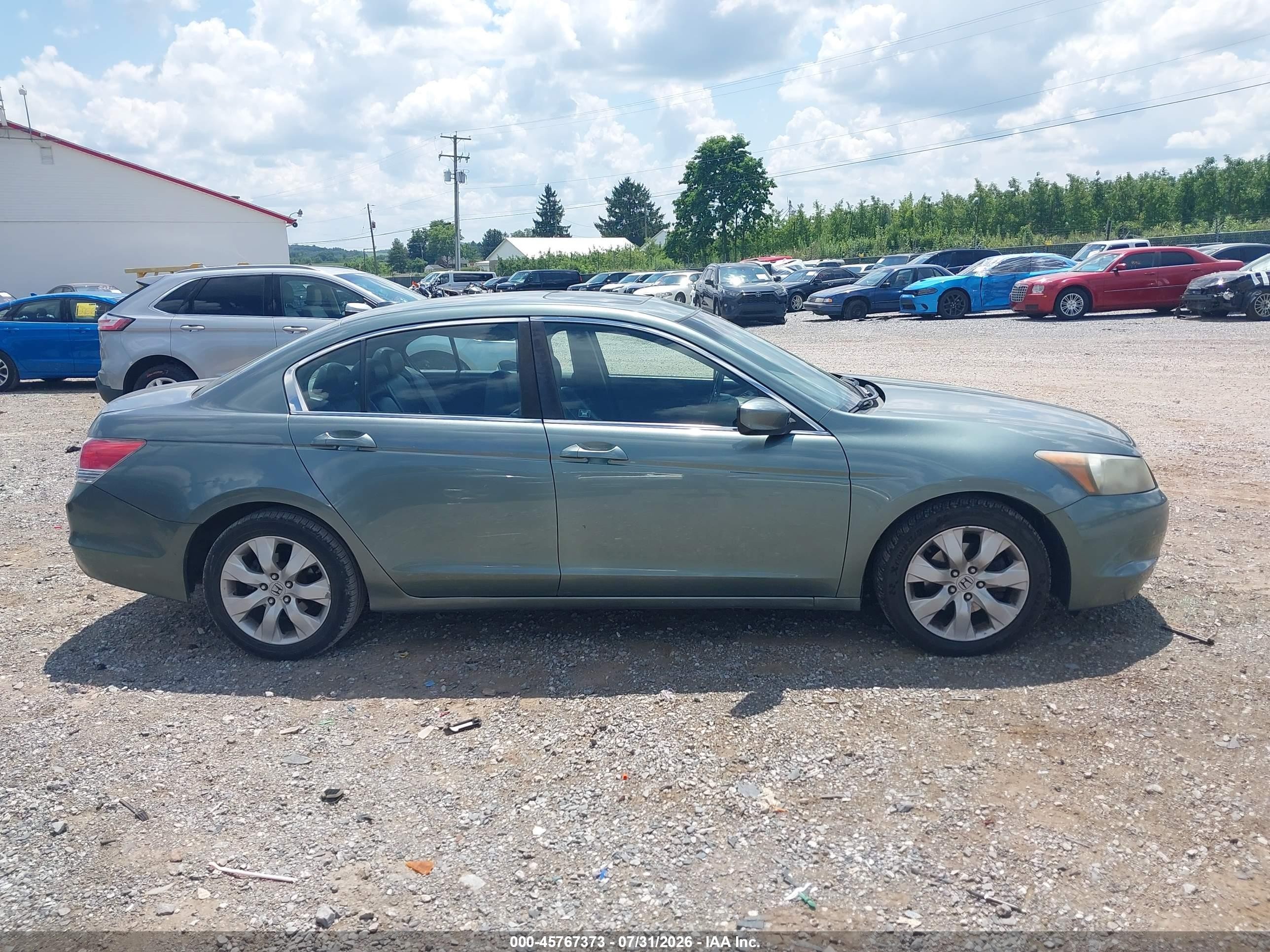 2010 Honda Accord 2.4 Ex-l Green vin: 1HGCP2F83AA116548