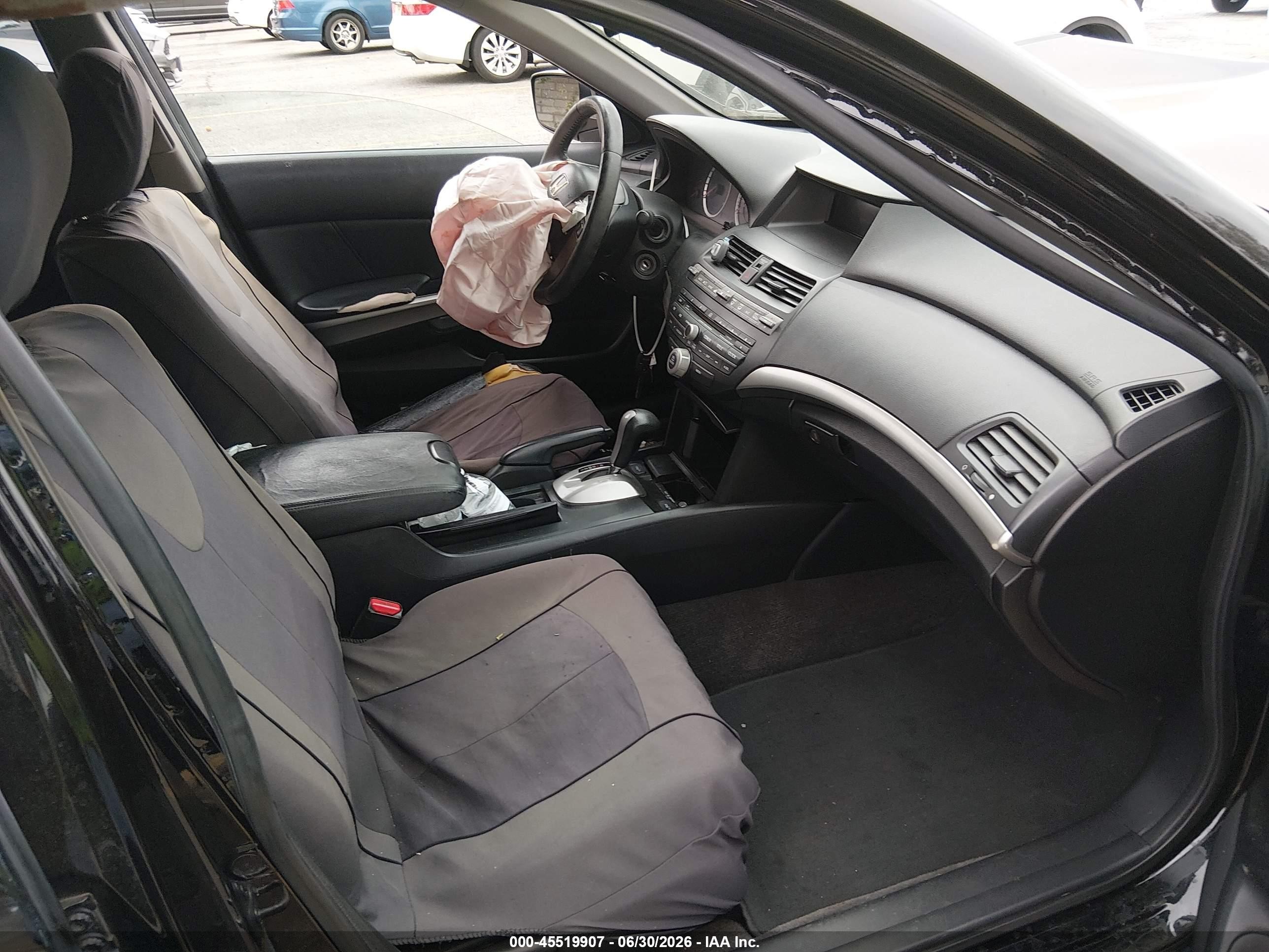 2010 Honda Accord 2.4 Ex-l Черный vin: 1HGCP2F83AA148609
