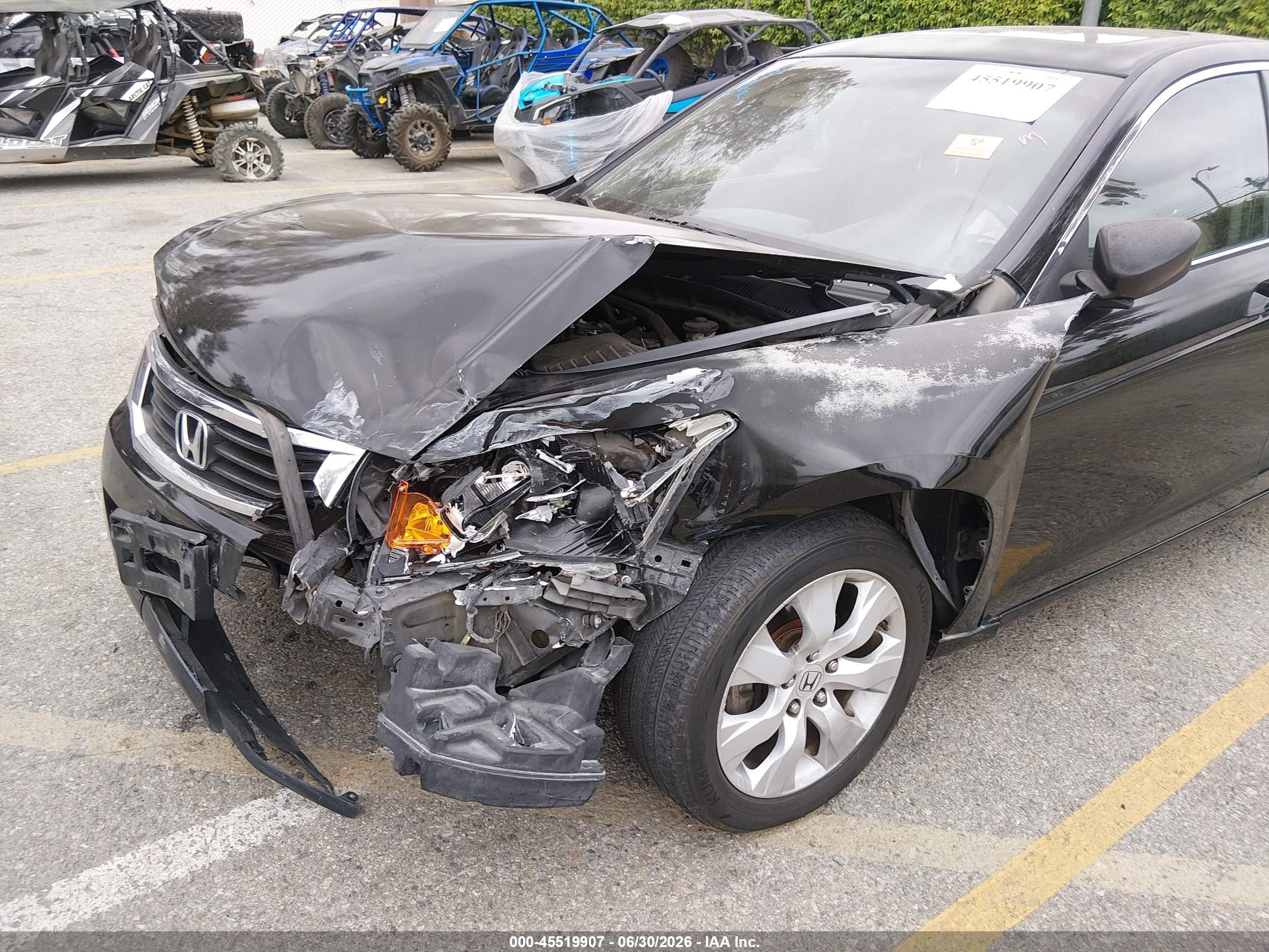 2010 Honda Accord 2.4 Ex-l Черный vin: 1HGCP2F83AA148609