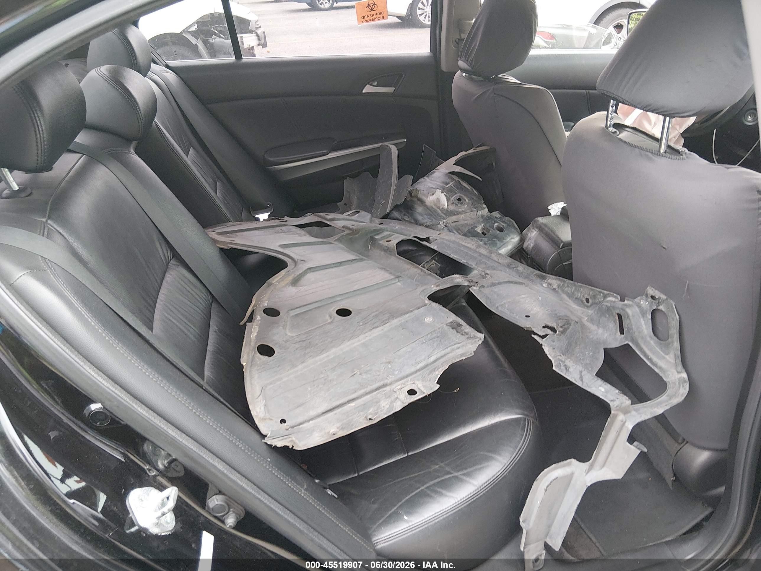 2010 Honda Accord 2.4 Ex-l Черный vin: 1HGCP2F83AA148609