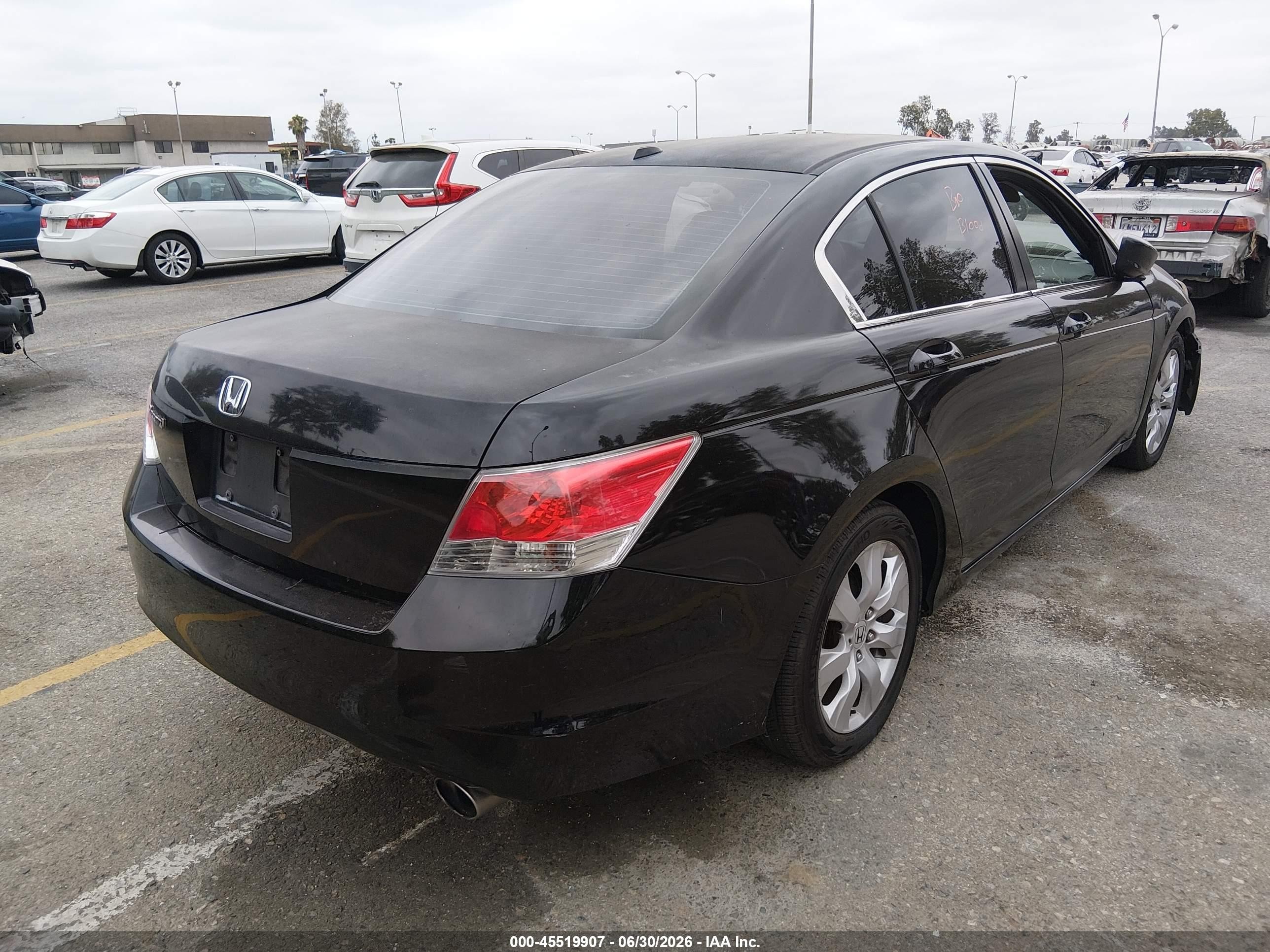 2010 Honda Accord 2.4 Ex-l Черный vin: 1HGCP2F83AA148609