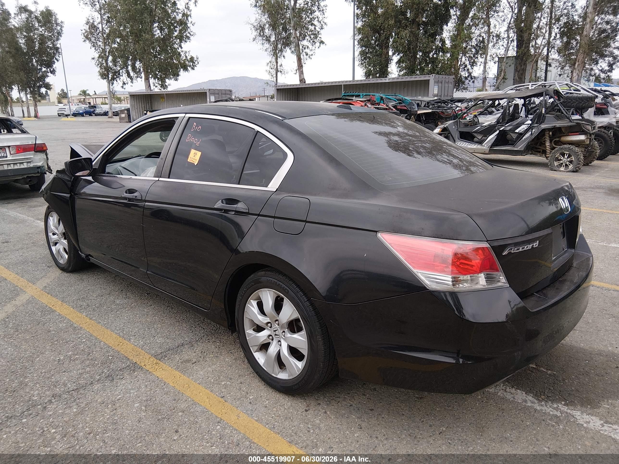 2010 Honda Accord 2.4 Ex-l Черный vin: 1HGCP2F83AA148609