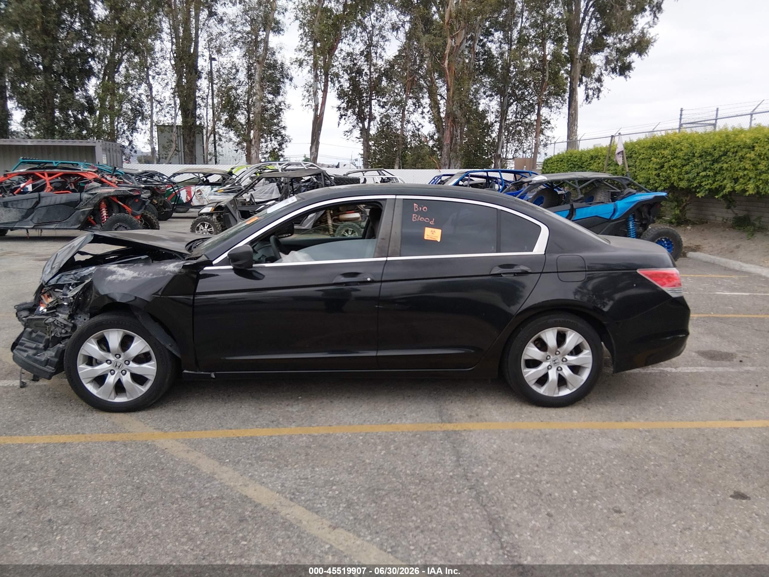 2010 Honda Accord 2.4 Ex-l Черный vin: 1HGCP2F83AA148609