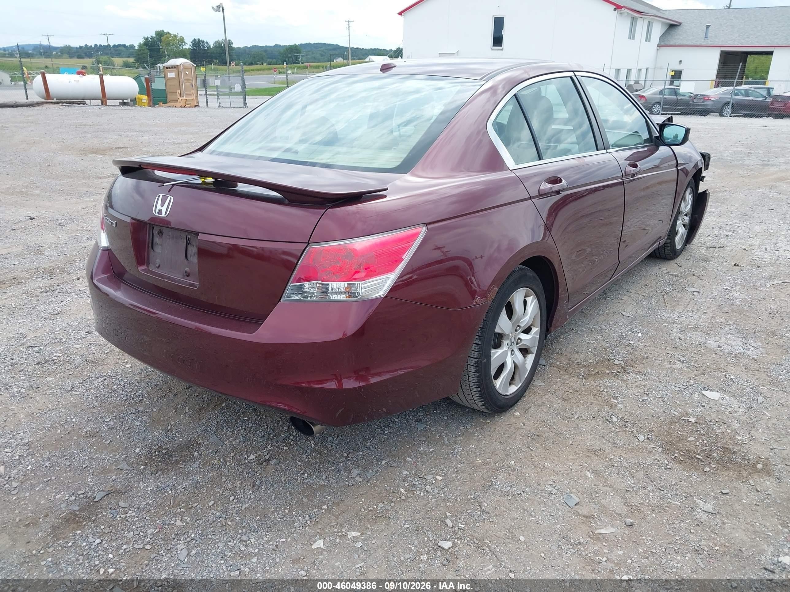 2010 Honda Accord 2.4 Ex-l Maroon vin: 1HGCP2F83AA168987