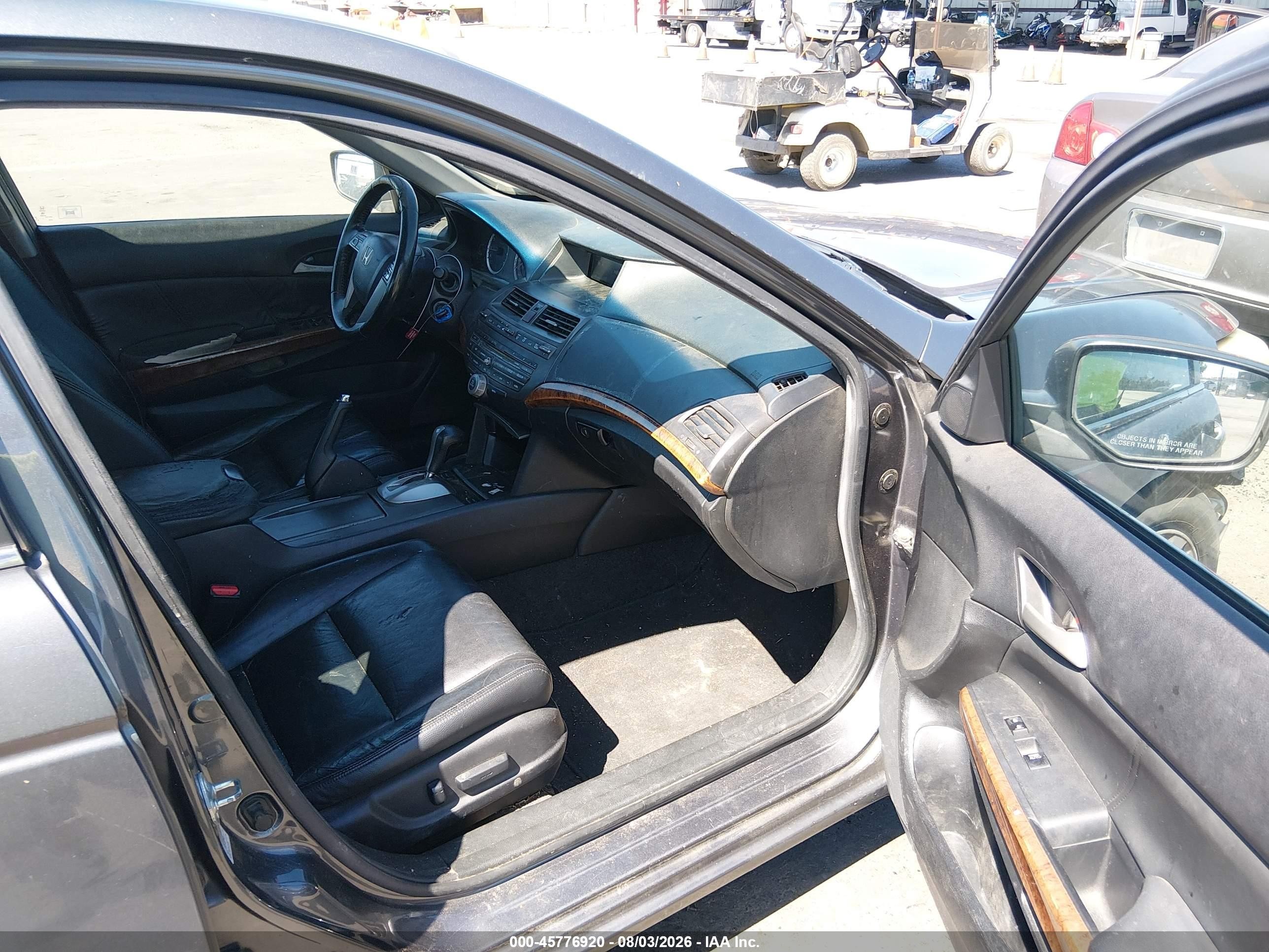 2011 Honda Accord 2.4 Ex-l Gray vin: 1HGCP2F83BA000705