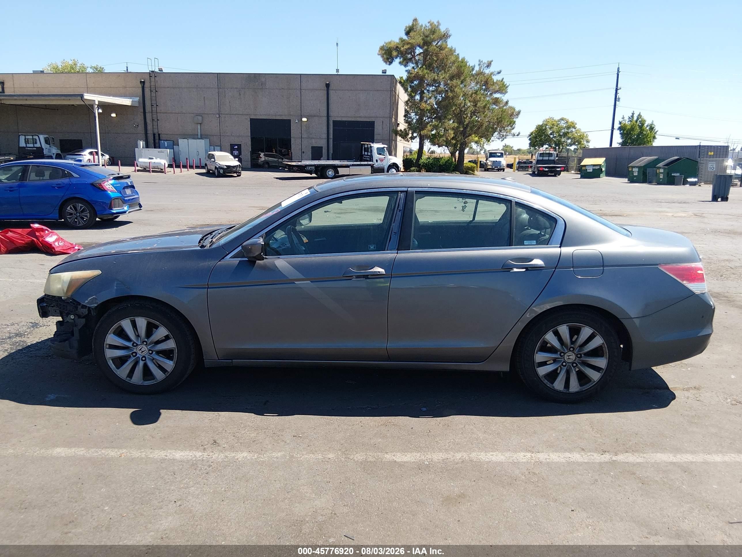 2011 Honda Accord 2.4 Ex-l Gray vin: 1HGCP2F83BA000705