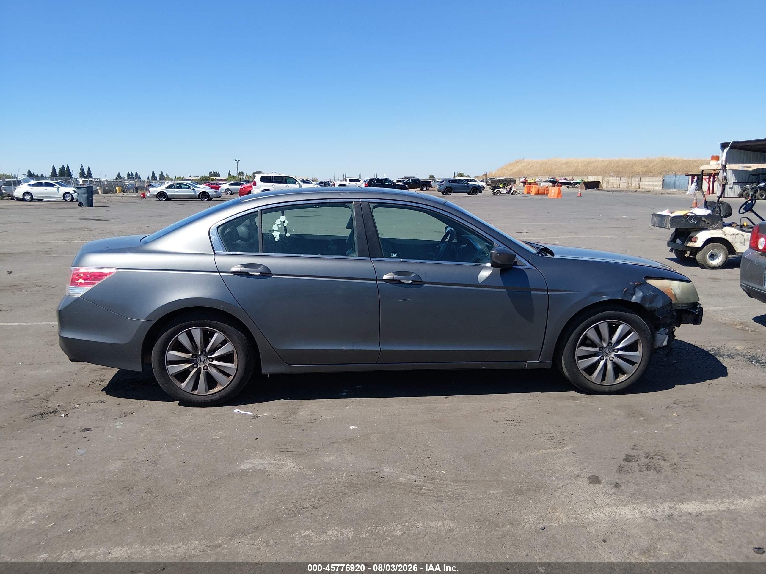 2011 Honda Accord 2.4 Ex-l Gray vin: 1HGCP2F83BA000705