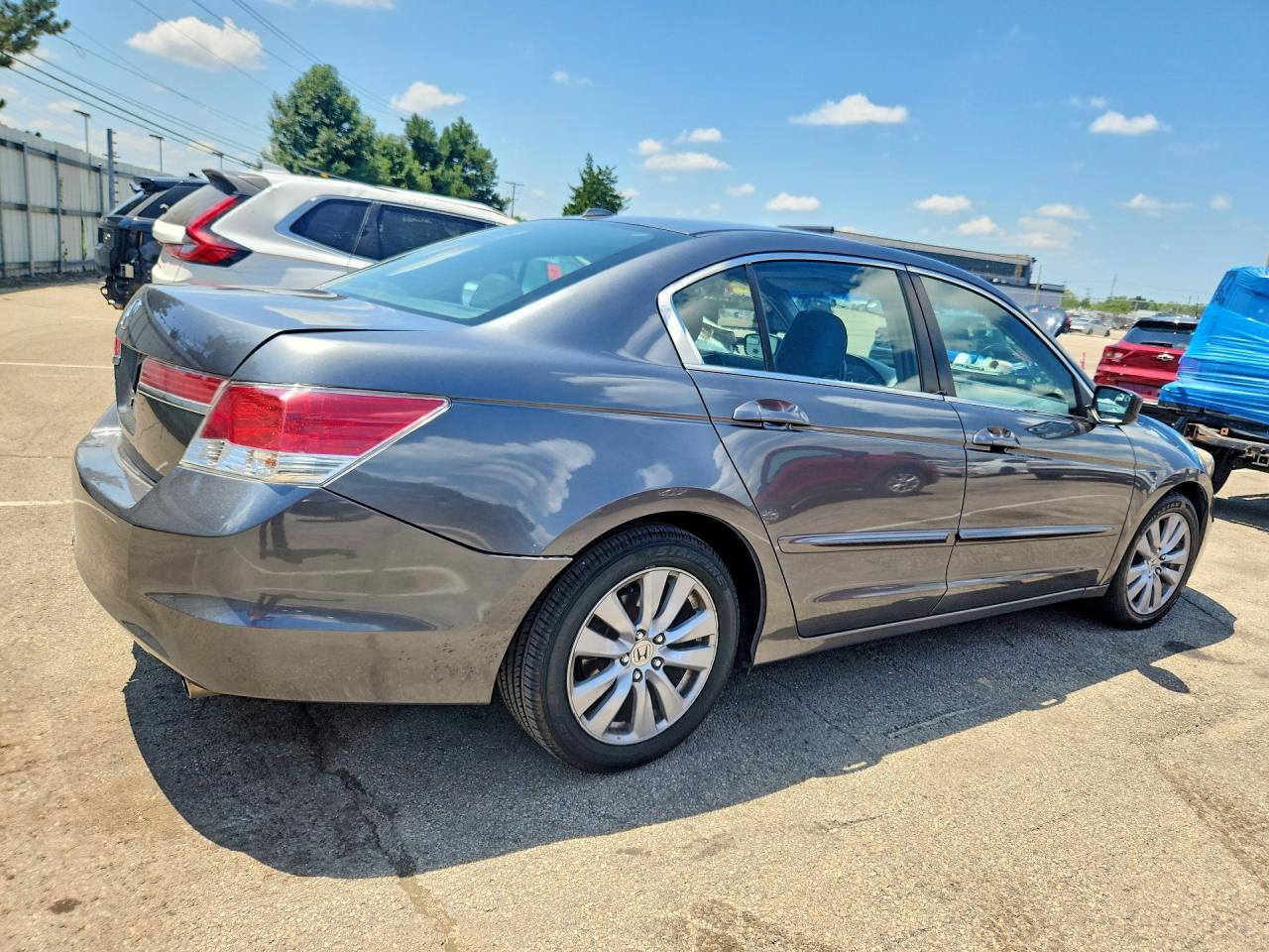 2011 Honda Accord Exl Gray vin: 1HGCP2F83BA034045