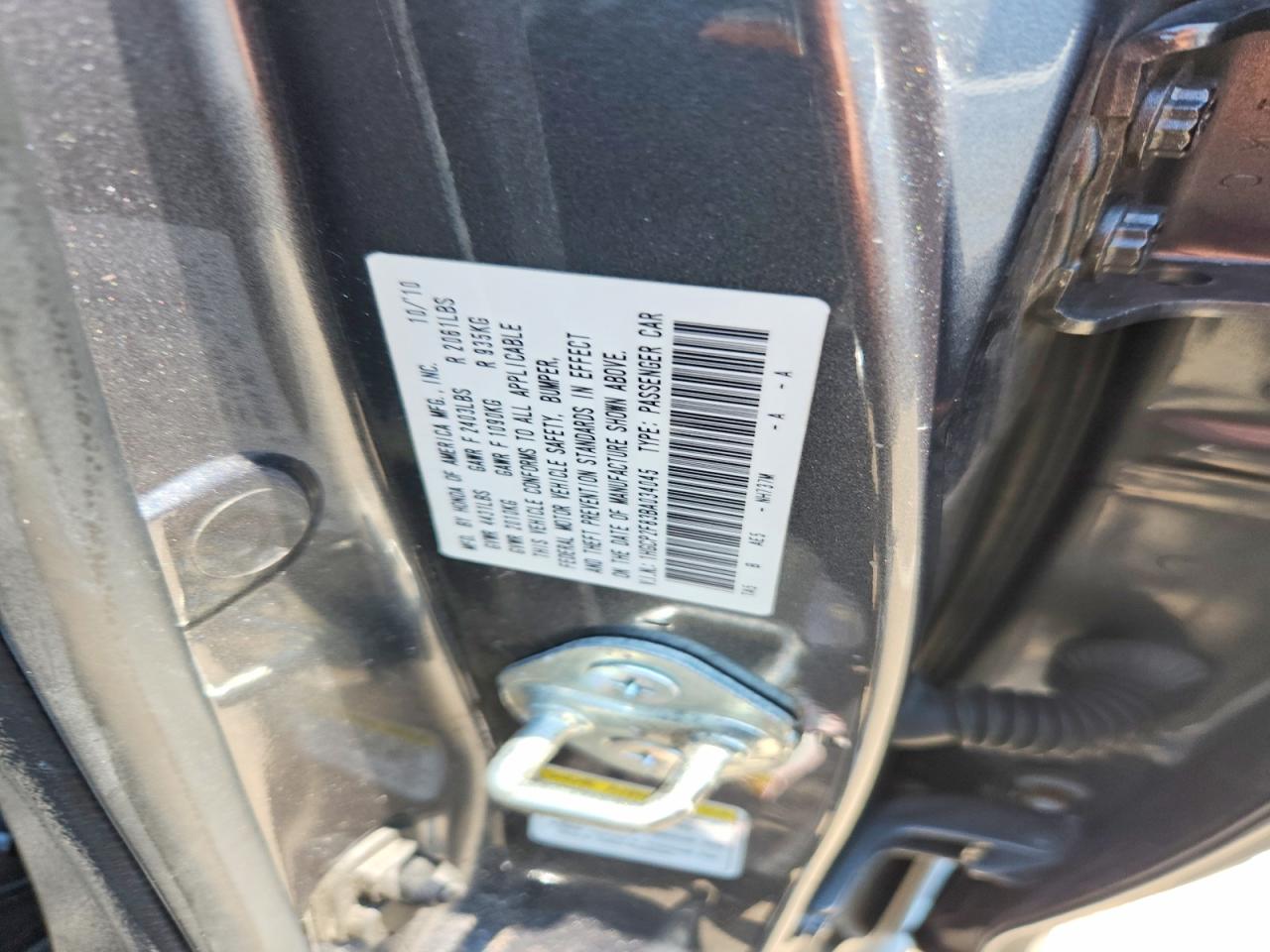 2011 Honda Accord Exl Gray vin: 1HGCP2F83BA034045