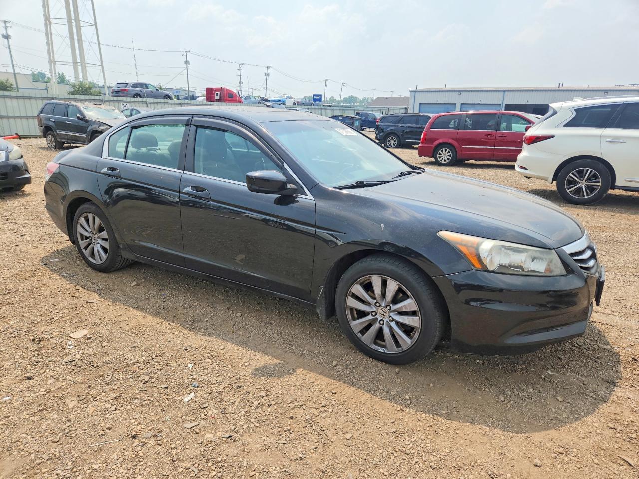 2011 Honda Accord Exl Black vin: 1HGCP2F83BA038001