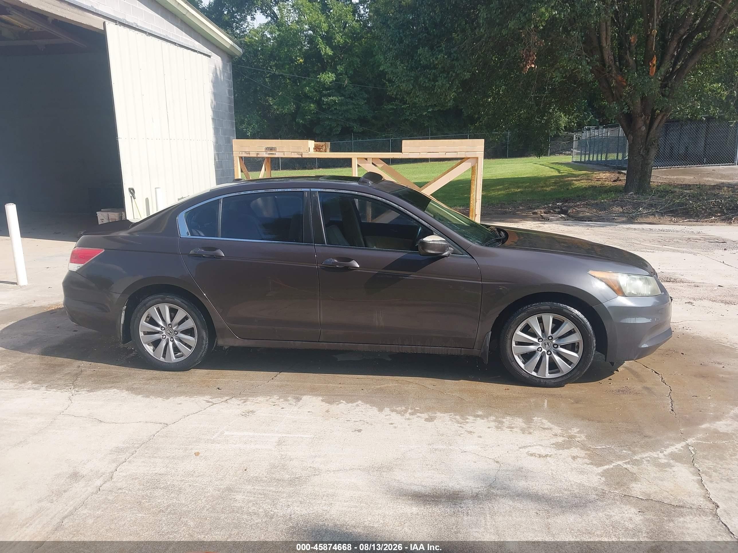2011 Honda Accord 2.4 Ex-l Gray vin: 1HGCP2F83BA069717
