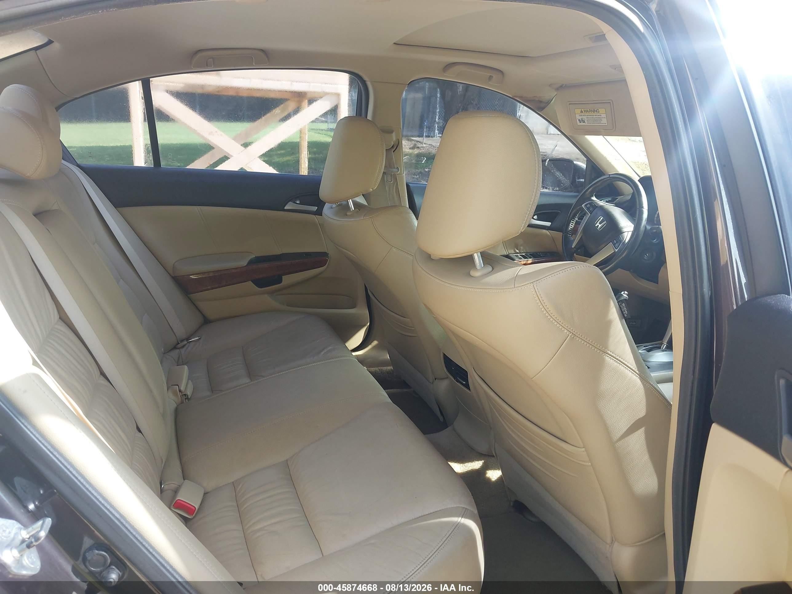 2011 Honda Accord 2.4 Ex-l Gray vin: 1HGCP2F83BA069717