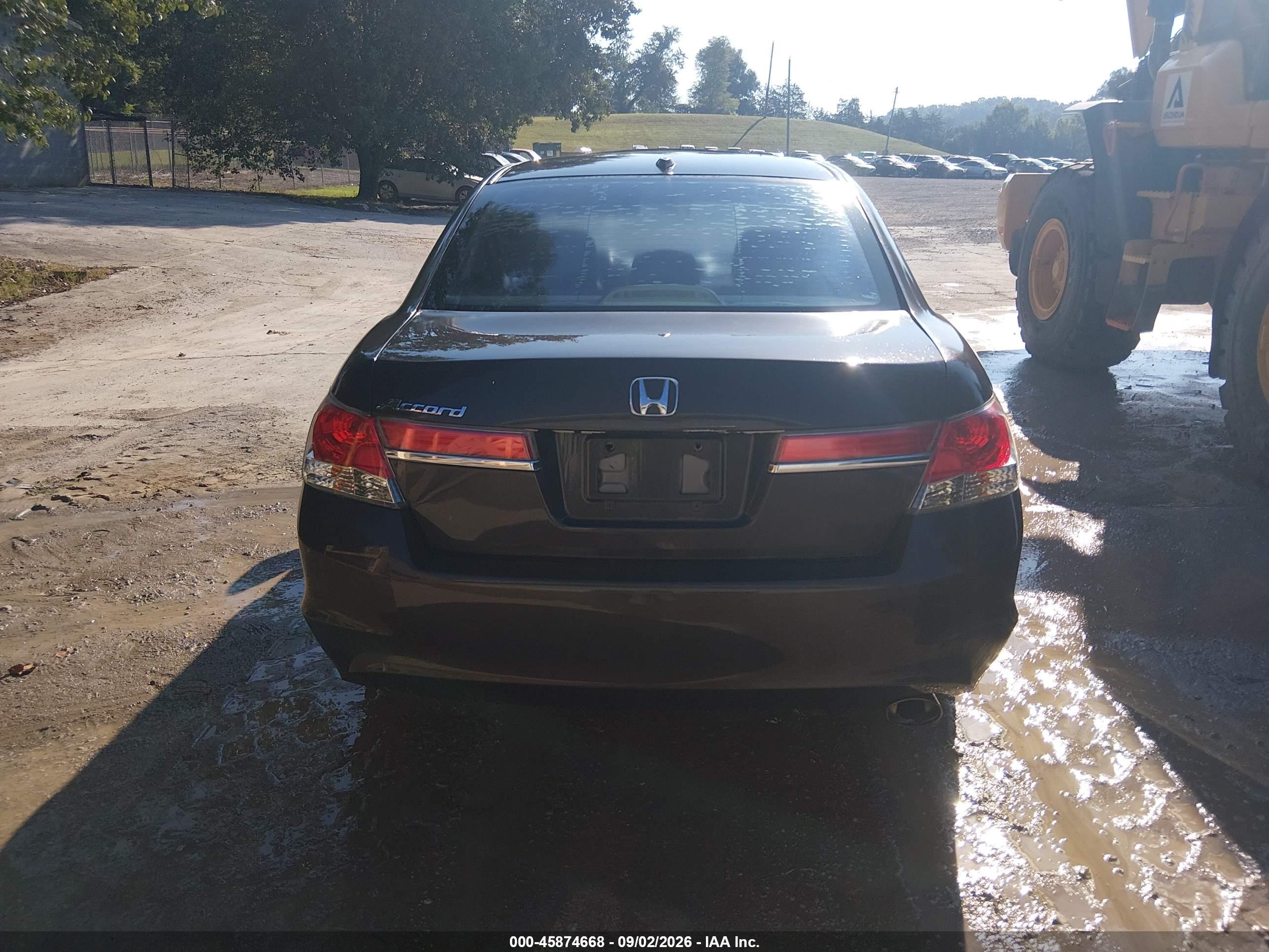 2011 Honda Accord 2.4 Ex-l Gray vin: 1HGCP2F83BA069717