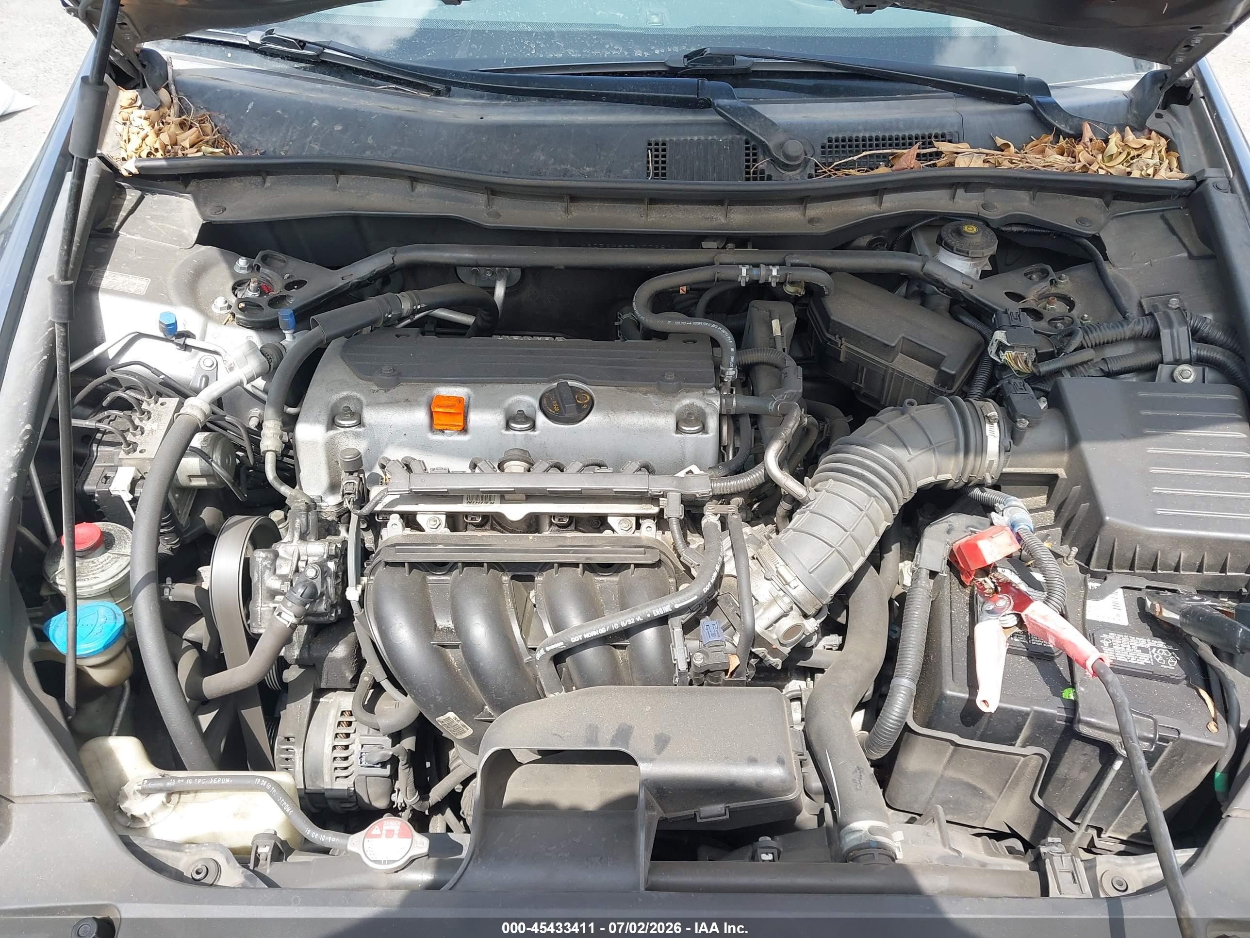 2011 Honda Accord 2.4 Ex-l Gray vin: 1HGCP2F83BA079874