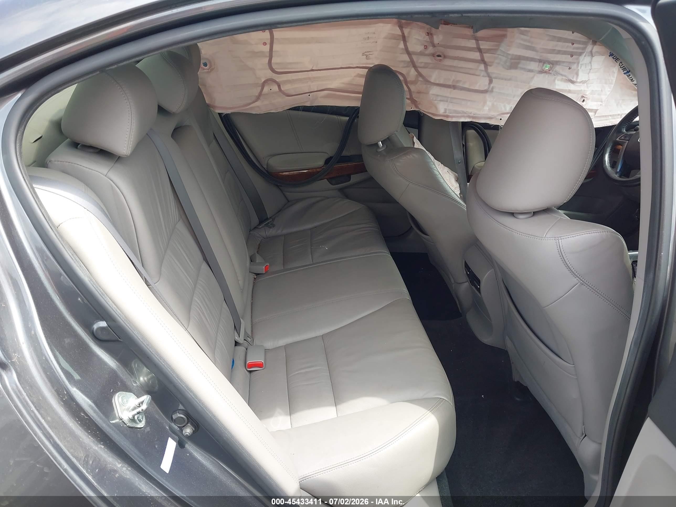 2011 Honda Accord 2.4 Ex-l Gray vin: 1HGCP2F83BA079874