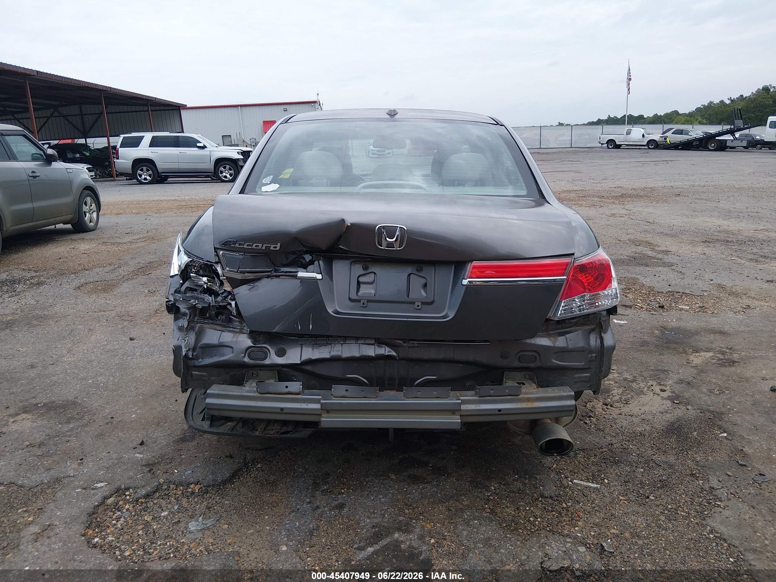 2011 Honda Accord 2.4 Ex-l Gray vin: 1HGCP2F83BA098781