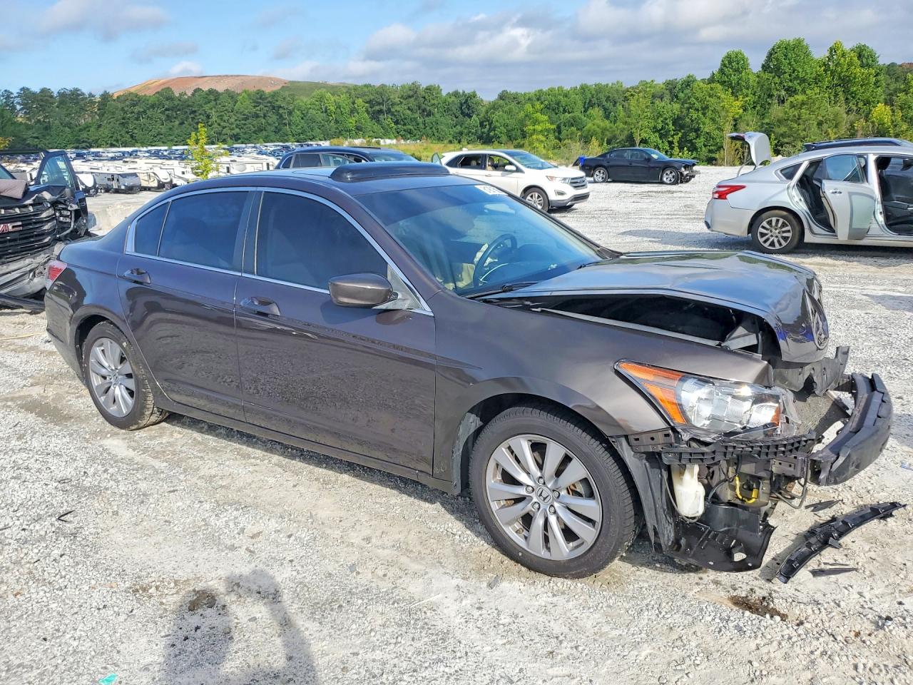 2011 Honda Accord Exl Tan vin: 1HGCP2F83BA111352