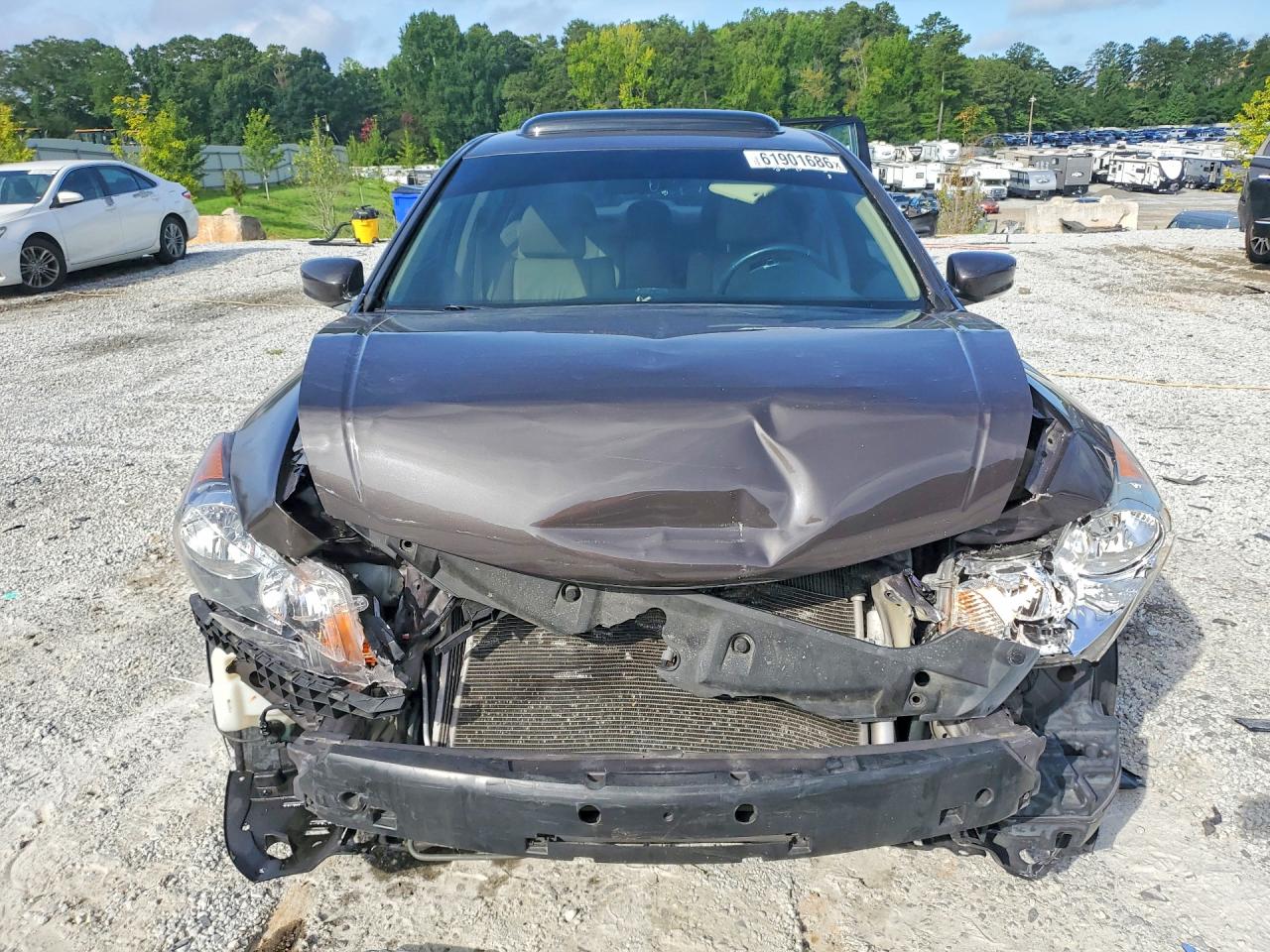 2011 Honda Accord Exl Tan vin: 1HGCP2F83BA111352