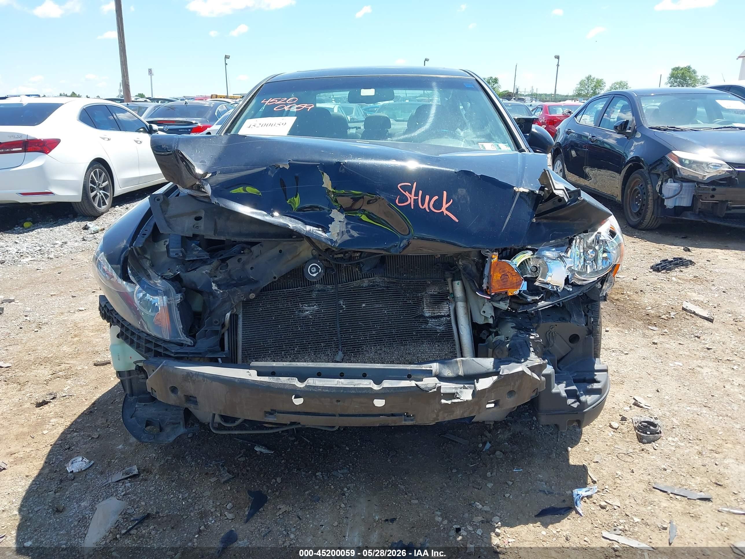 2011 Honda Accord 2.4 Ex-l Black vin: 1HGCP2F83BA123582