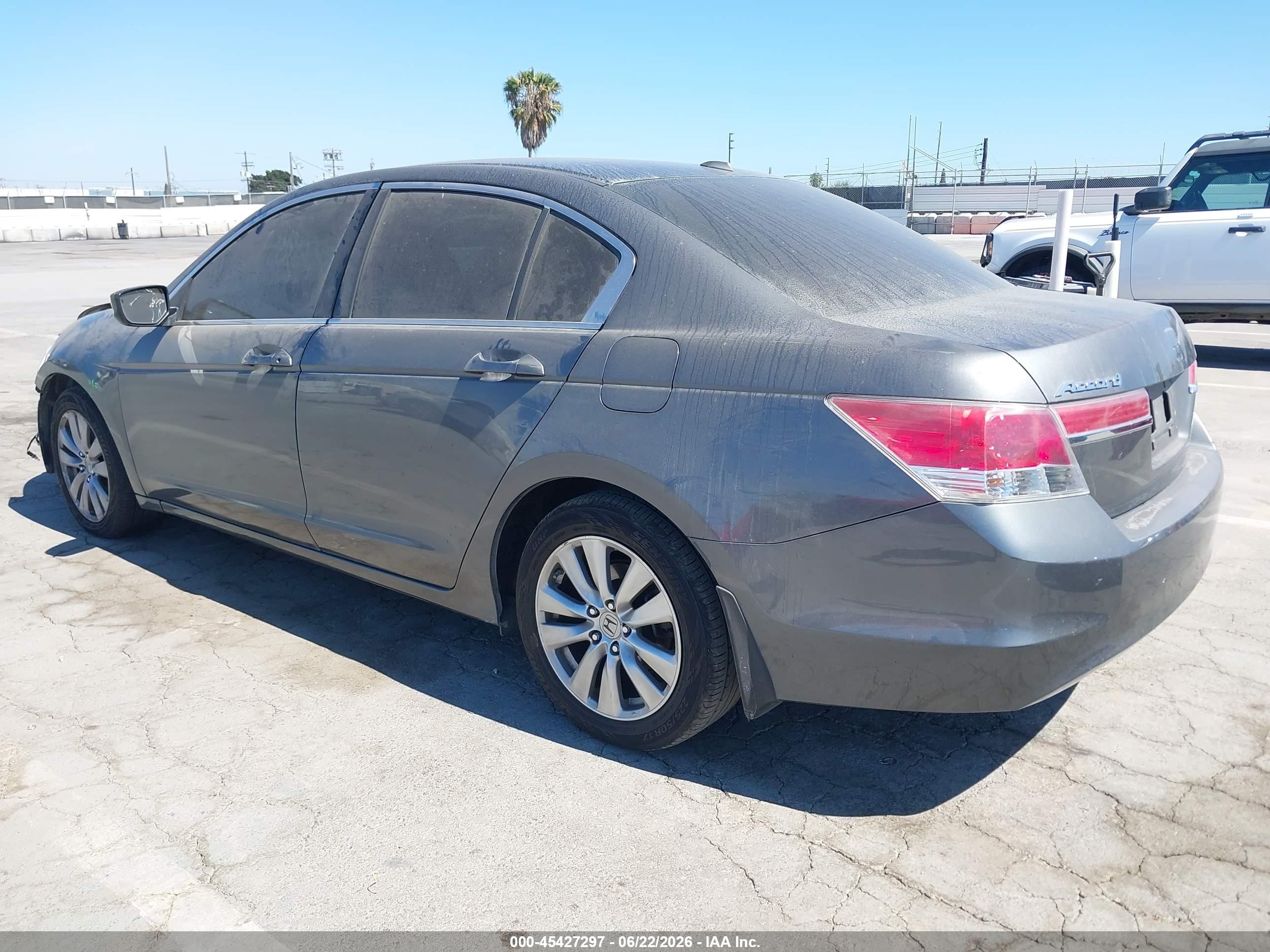 2011 Honda Accord 2.4 Ex-l Gray vin: 1HGCP2F83BA146375