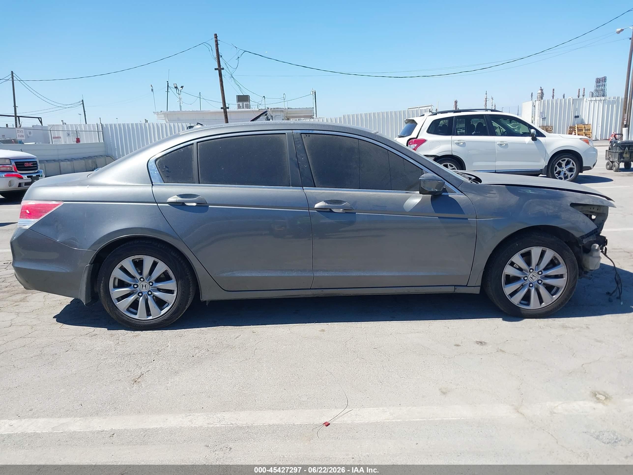 2011 Honda Accord 2.4 Ex-l Gray vin: 1HGCP2F83BA146375