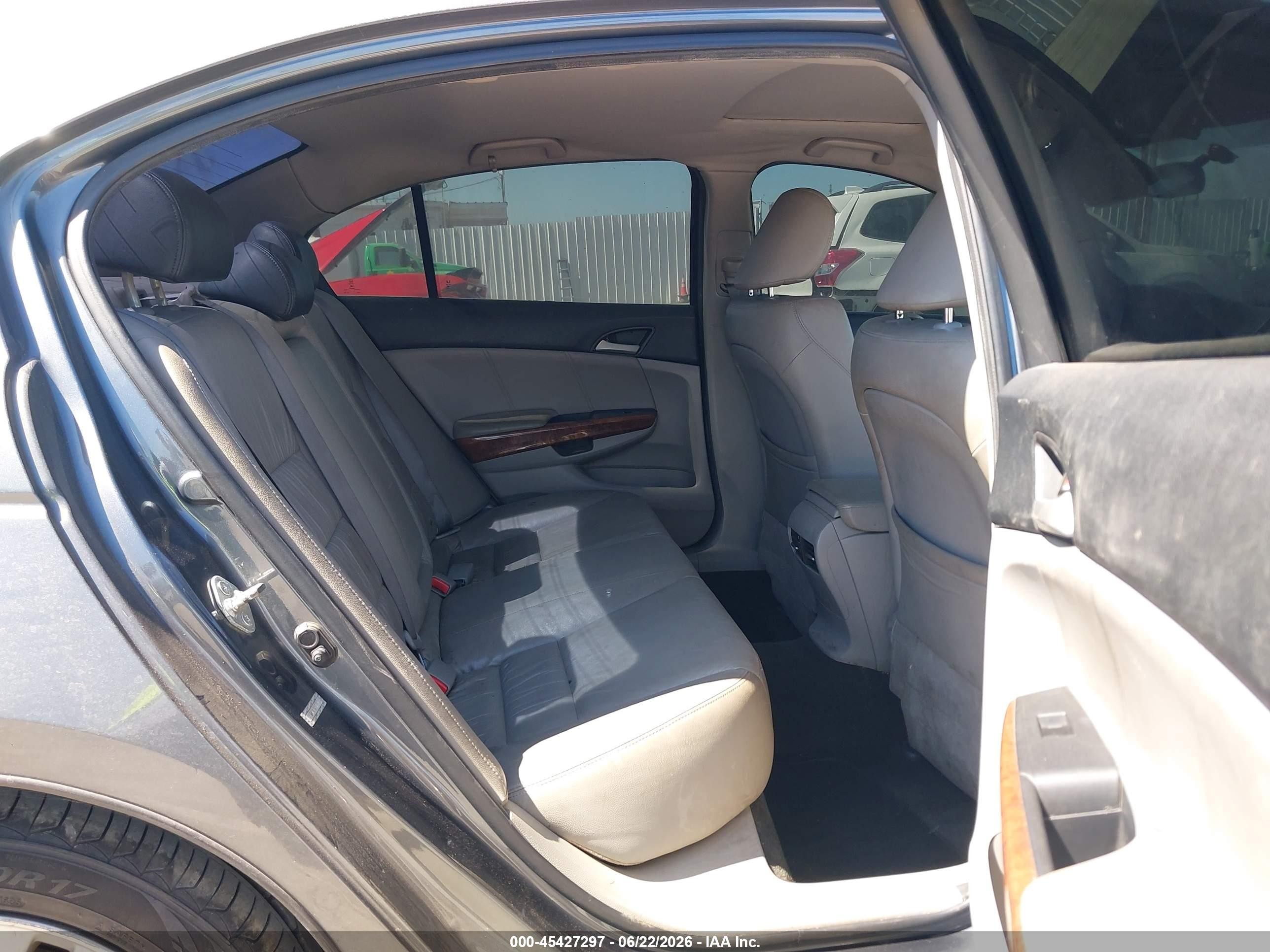 2011 Honda Accord 2.4 Ex-l Gray vin: 1HGCP2F83BA146375