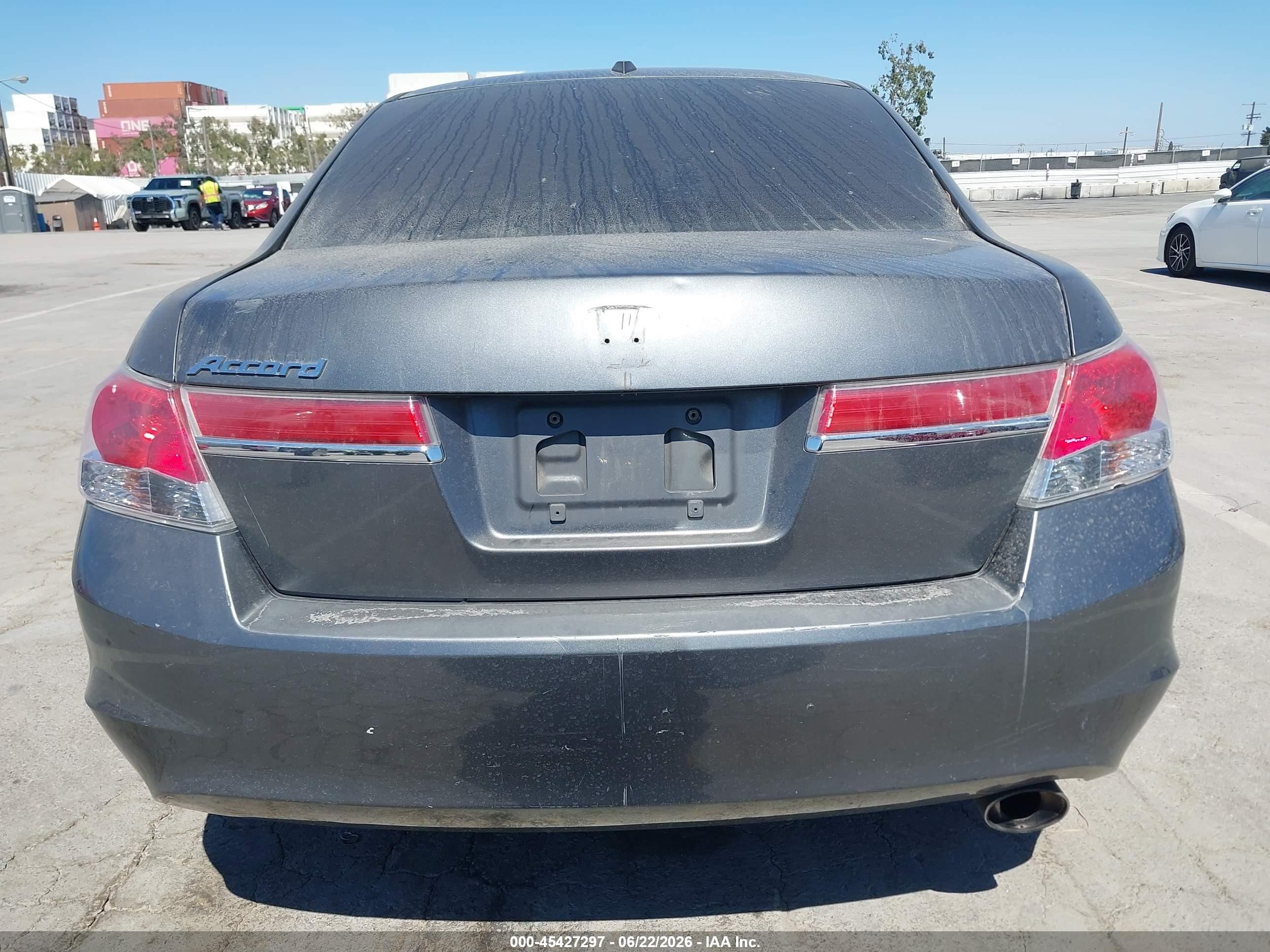 2011 Honda Accord 2.4 Ex-l Gray vin: 1HGCP2F83BA146375
