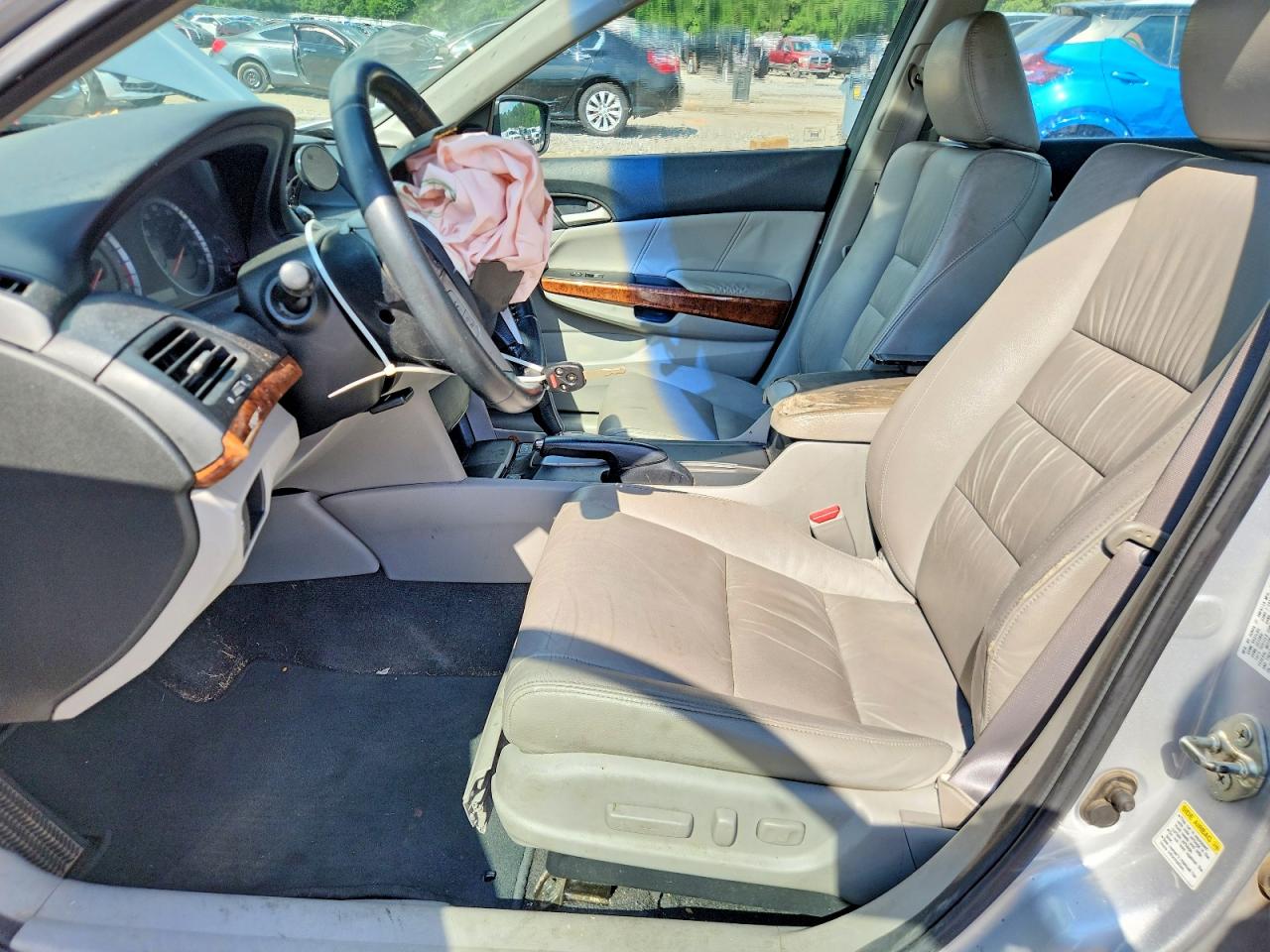 2012 Honda Accord Exl Silver vin: 1HGCP2F83CA006490
