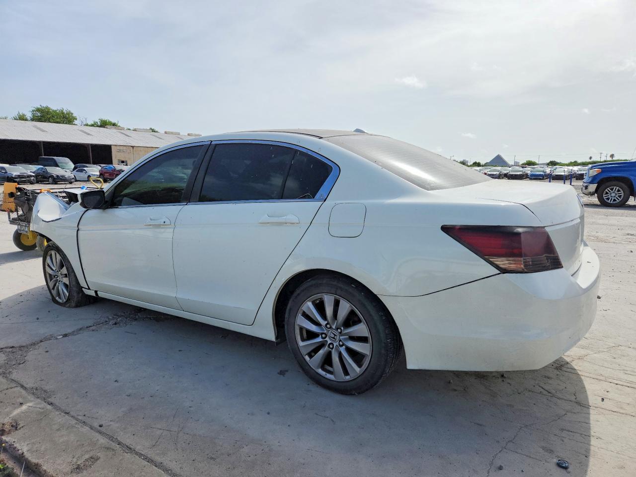 2012 Honda Accord Exl White vin: 1HGCP2F83CA029350