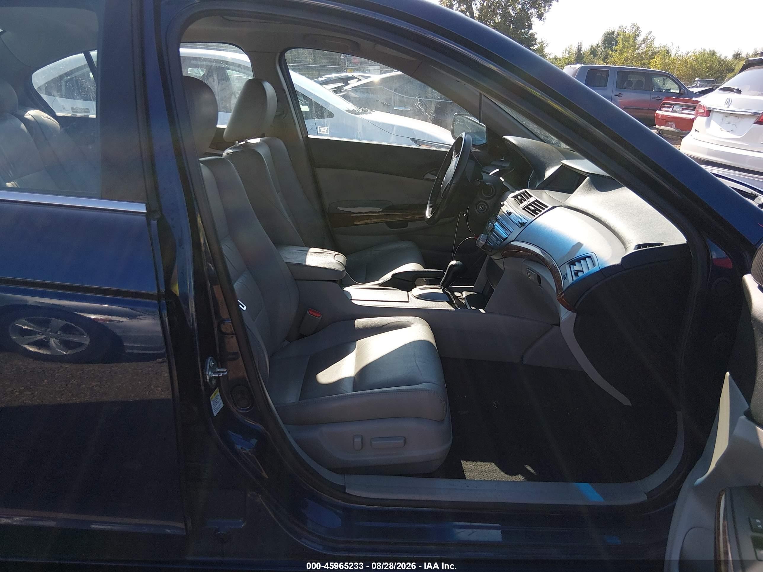 2012 Honda Accord 2.4 Ex-l Blue vin: 1HGCP2F83CA041059