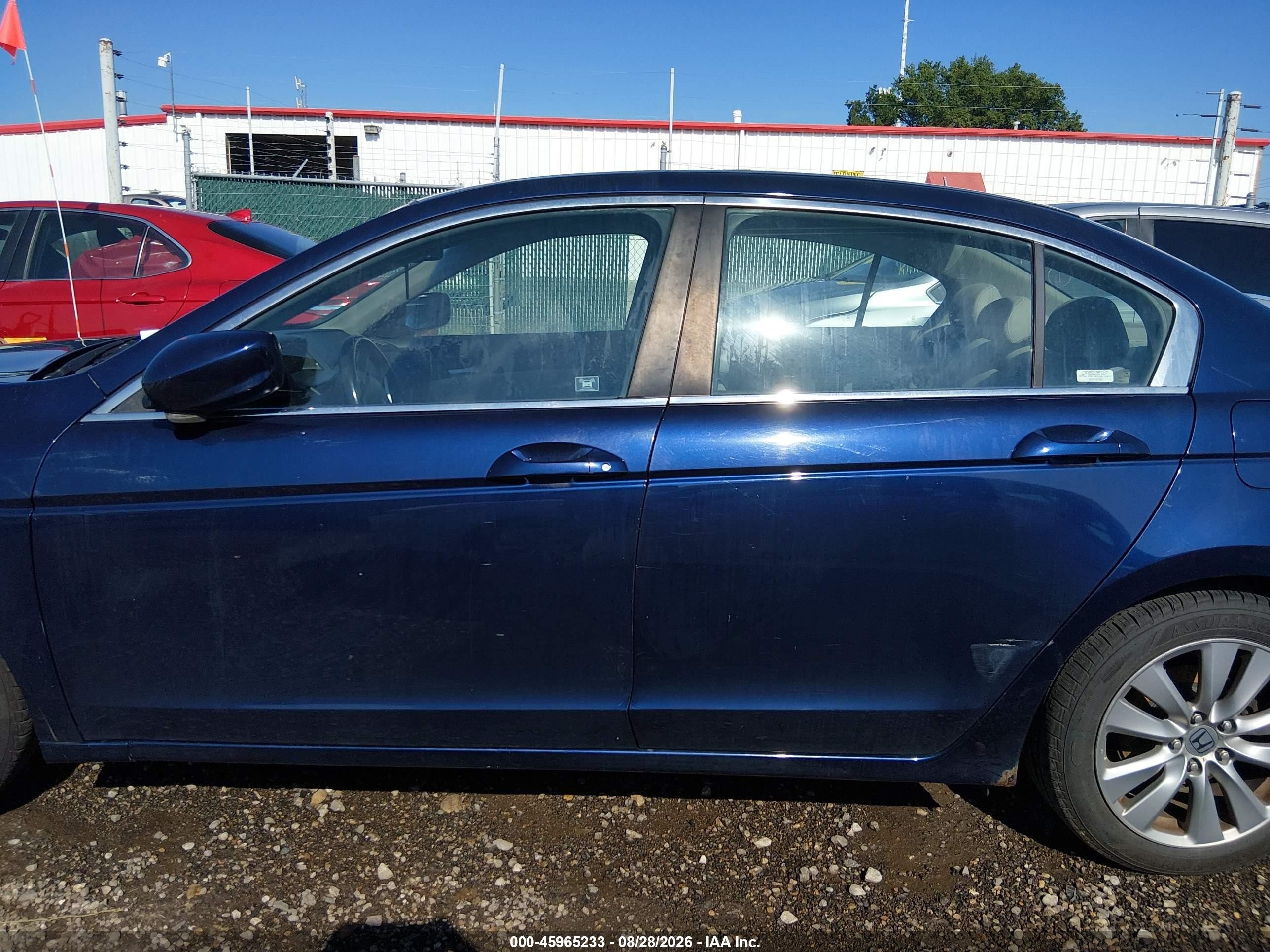2012 Honda Accord 2.4 Ex-l Blue vin: 1HGCP2F83CA041059