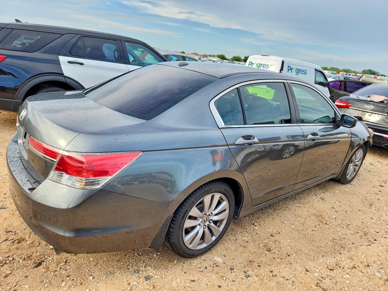 2012 Honda Accord Exl Gray vin: 1HGCP2F83CA046732