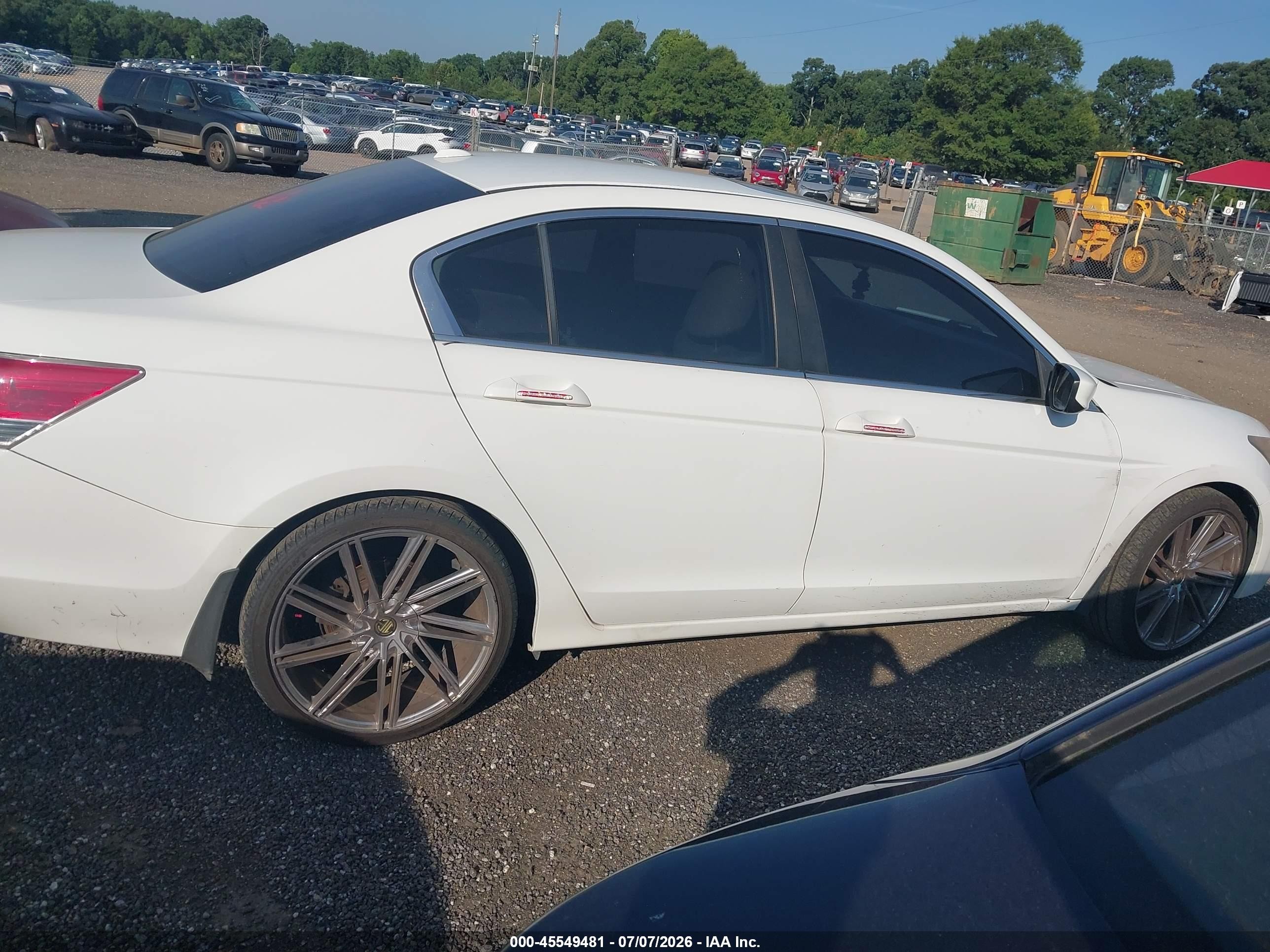 2012 Honda Accord 2.4 Ex-l White vin: 1HGCP2F83CA061716