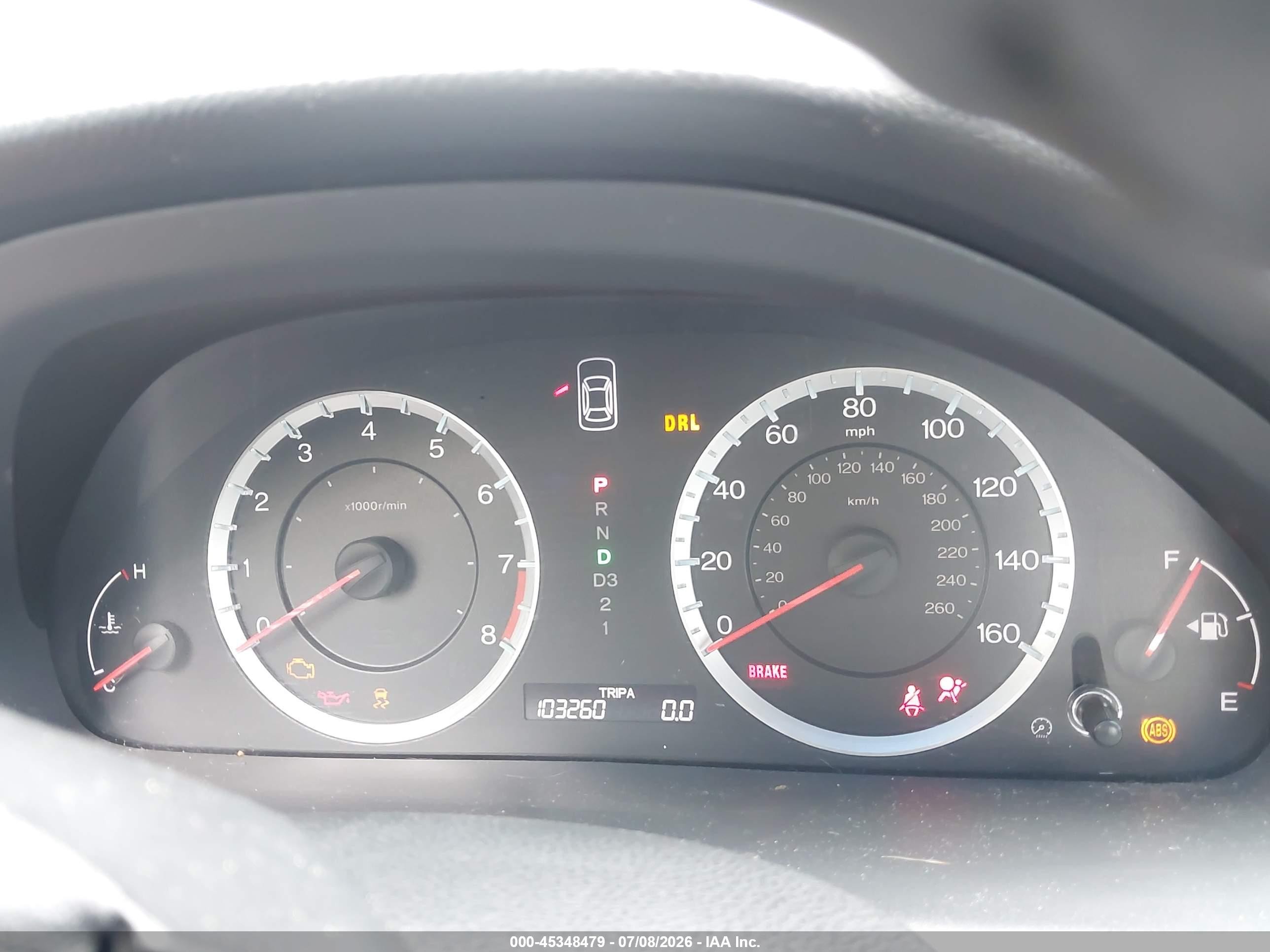 2012 Honda Accord 2.4 Ex-l Blue vin: 1HGCP2F83CA083781