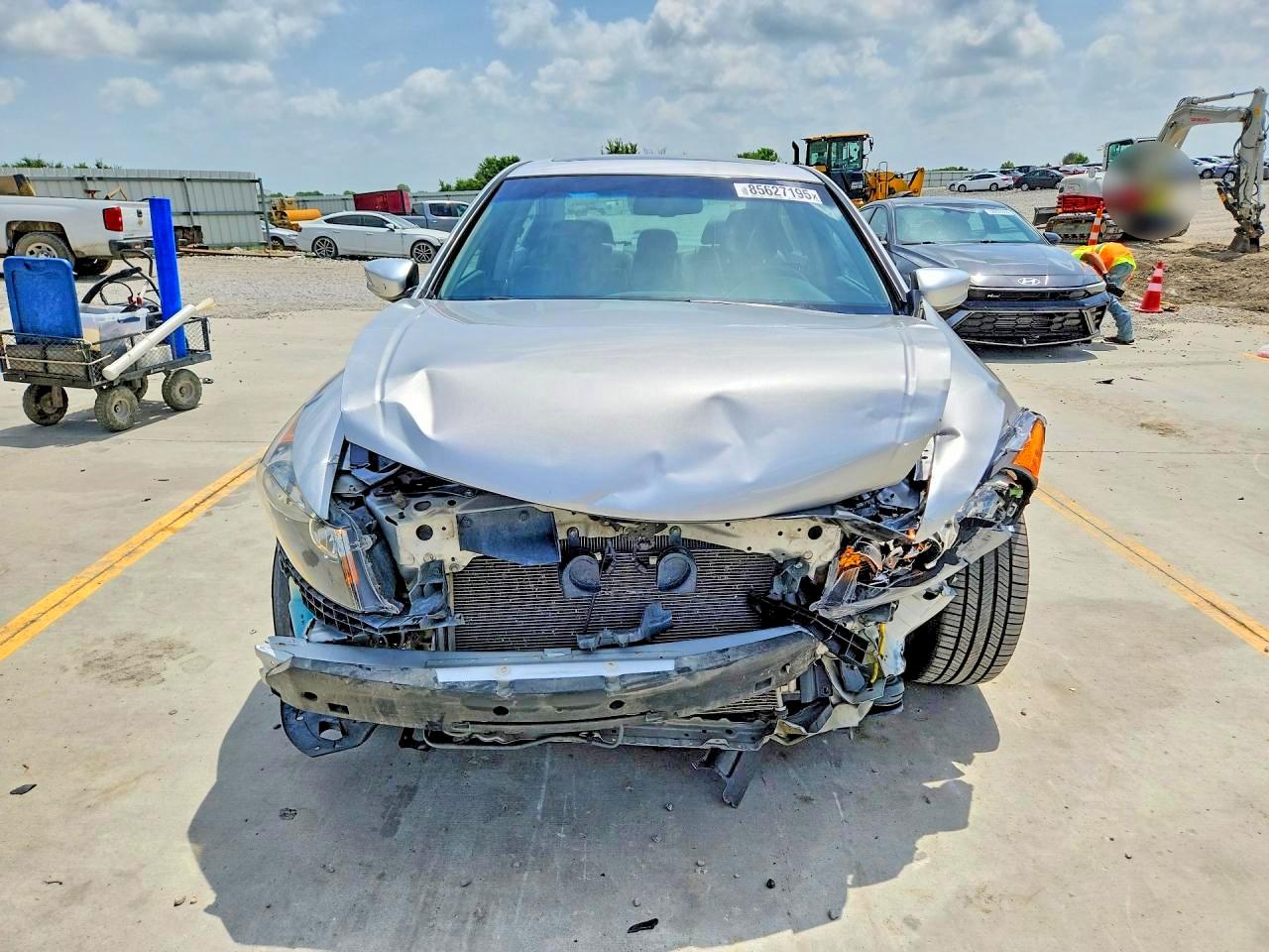 2012 Honda Accord Exl Silver vin: 1HGCP2F83CA091296