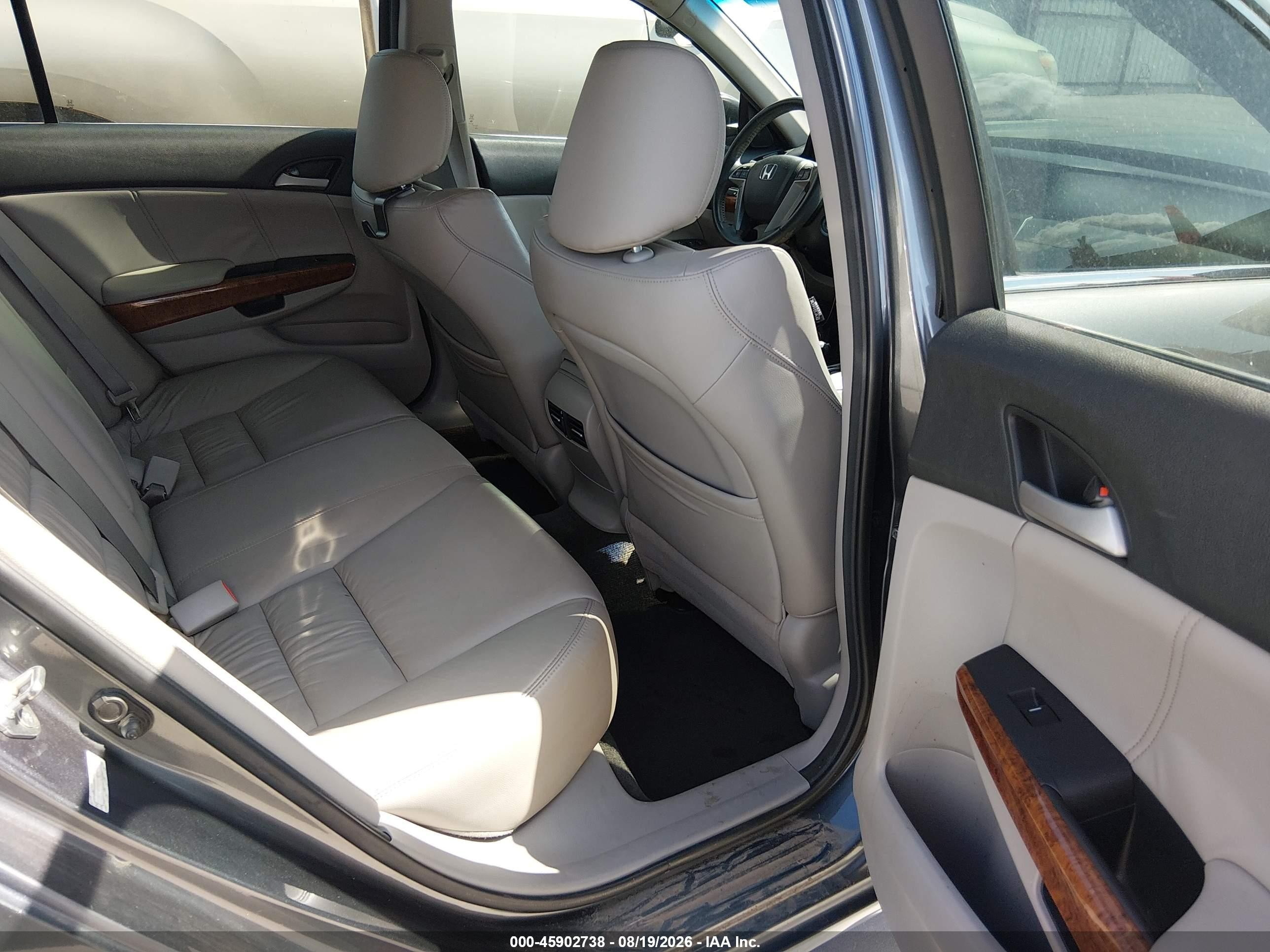 2012 Honda Accord 2.4 Ex-l Gray vin: 1HGCP2F83CA097938