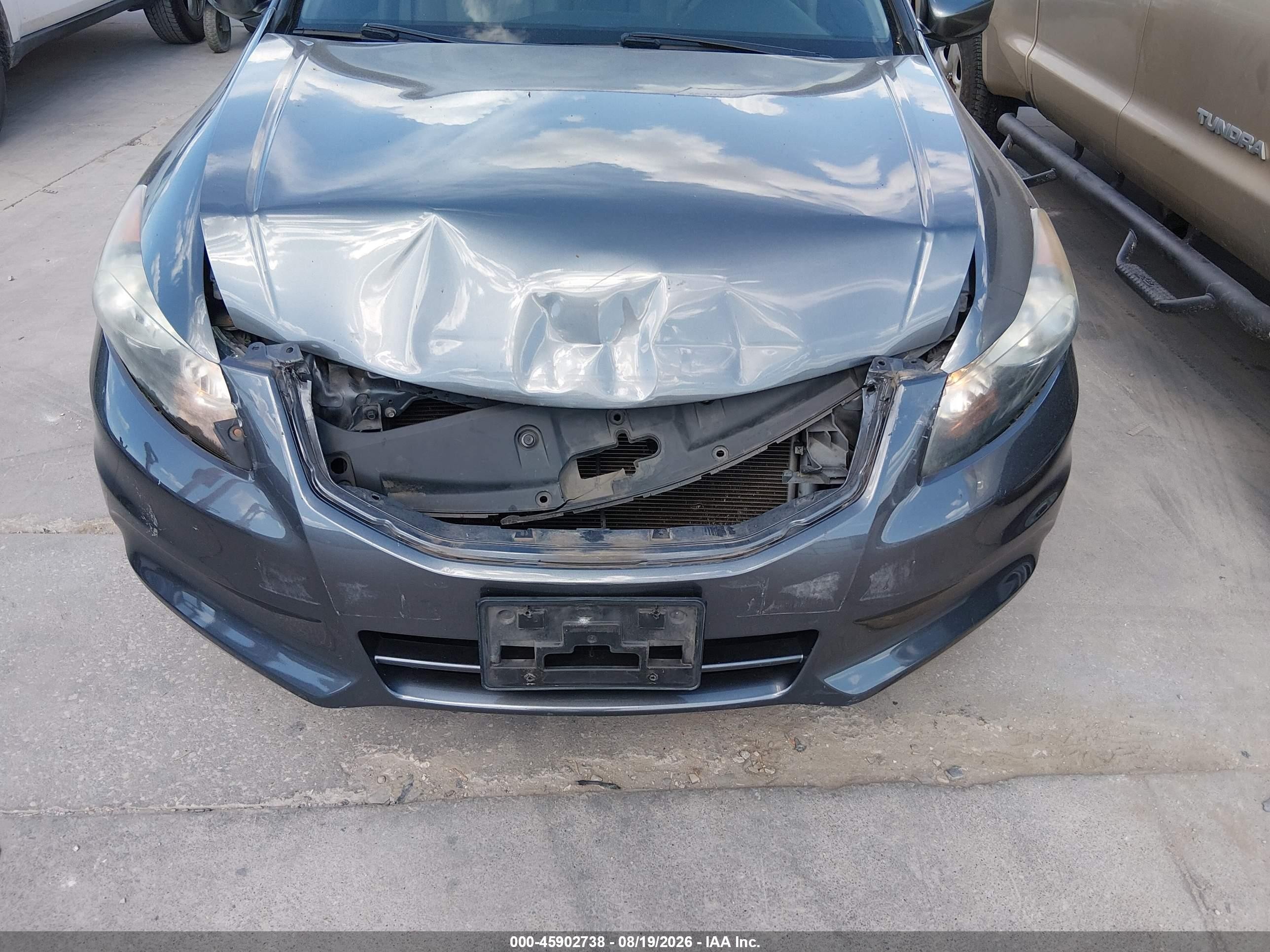 2012 Honda Accord 2.4 Ex-l Gray vin: 1HGCP2F83CA097938
