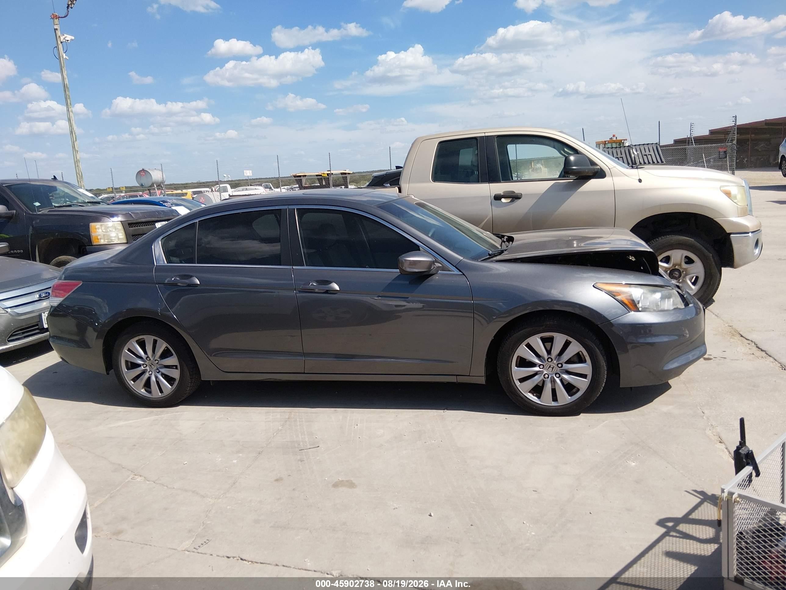 2012 Honda Accord 2.4 Ex-l Gray vin: 1HGCP2F83CA097938