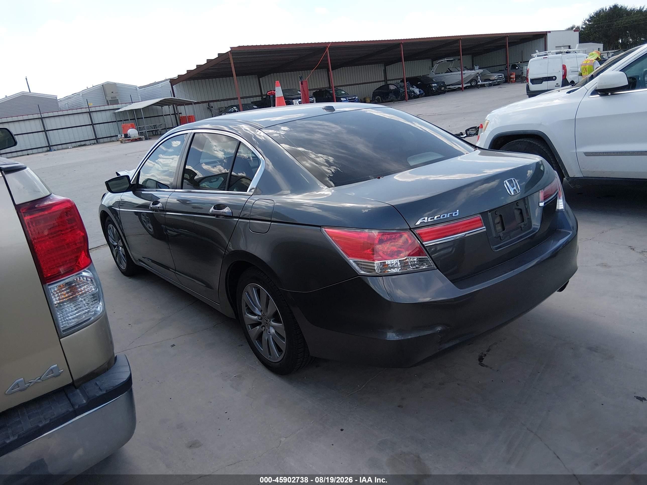 2012 Honda Accord 2.4 Ex-l Gray vin: 1HGCP2F83CA097938